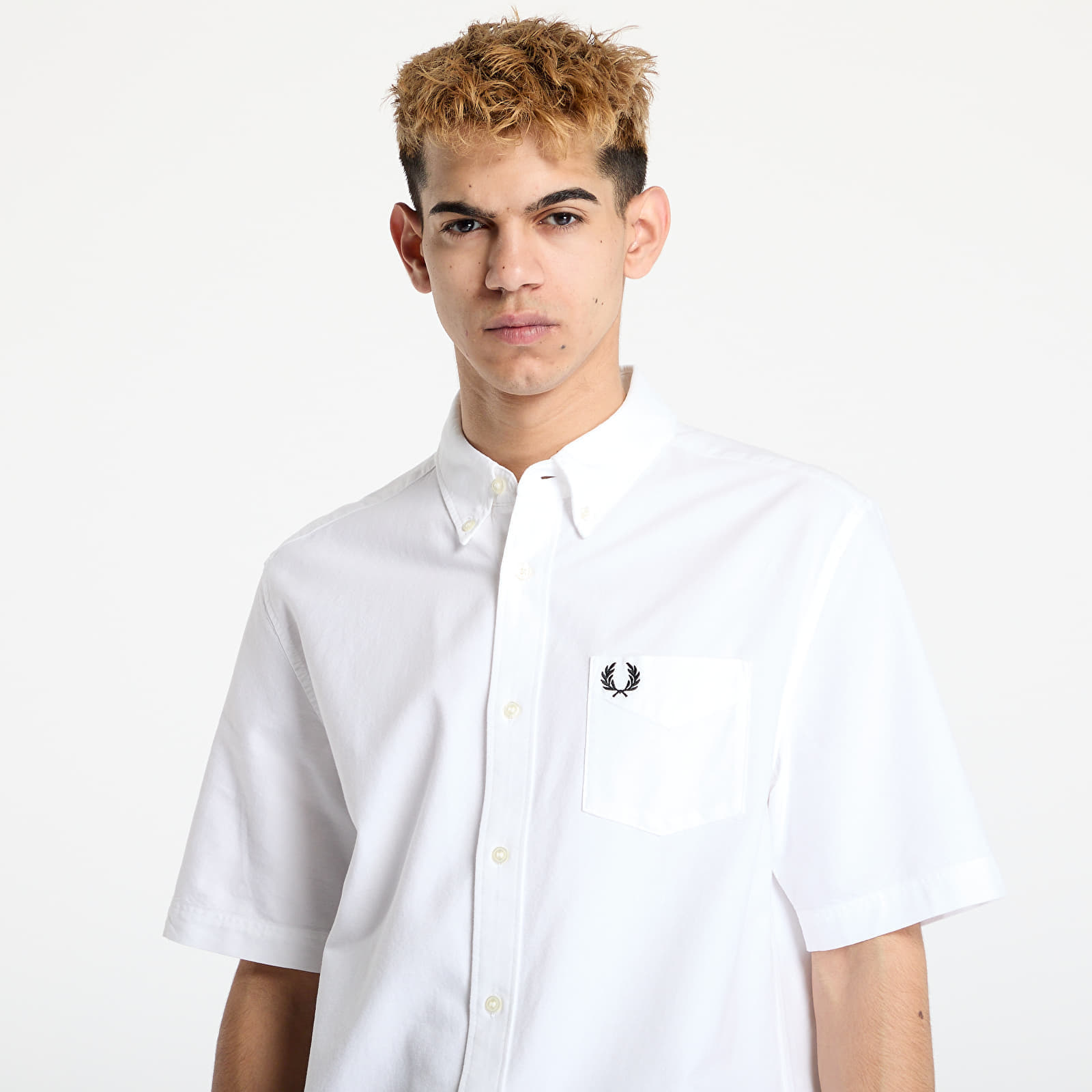 Košeľa FRED PERRY Oxford Shirt White M