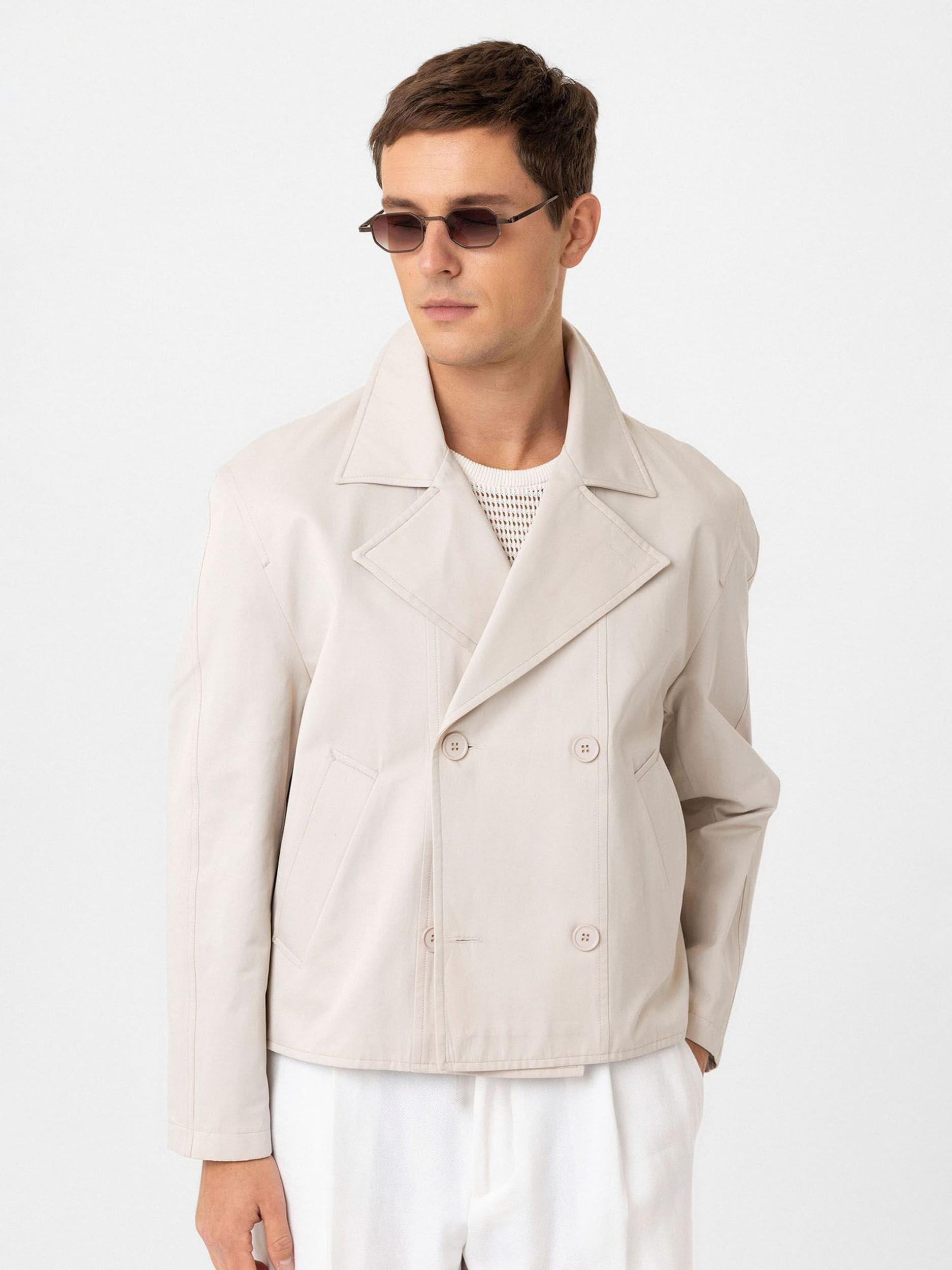 Antioch Prechodný kabát kamenná