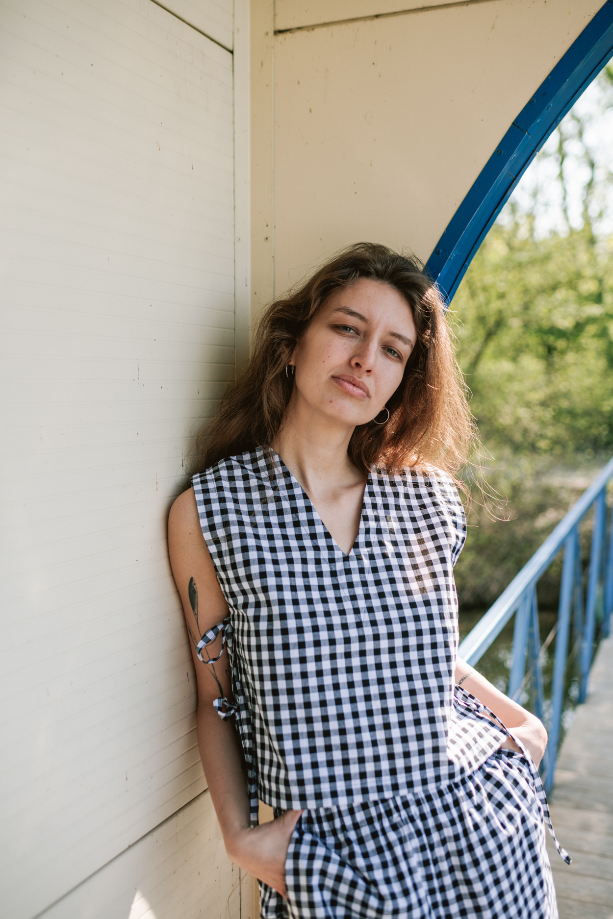 mile káro lastúria dámsky top S