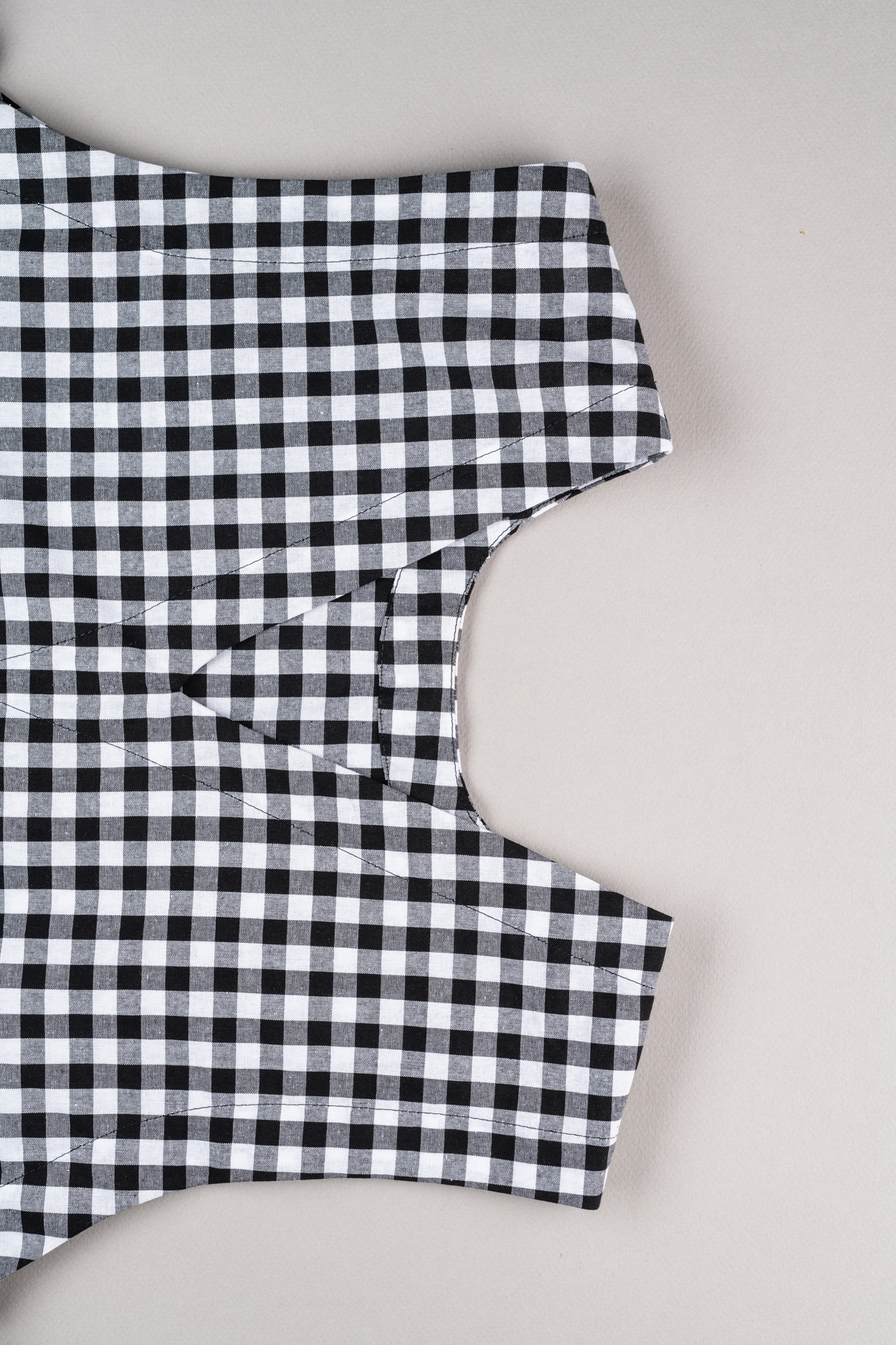 mile káro lastúria dámsky top S