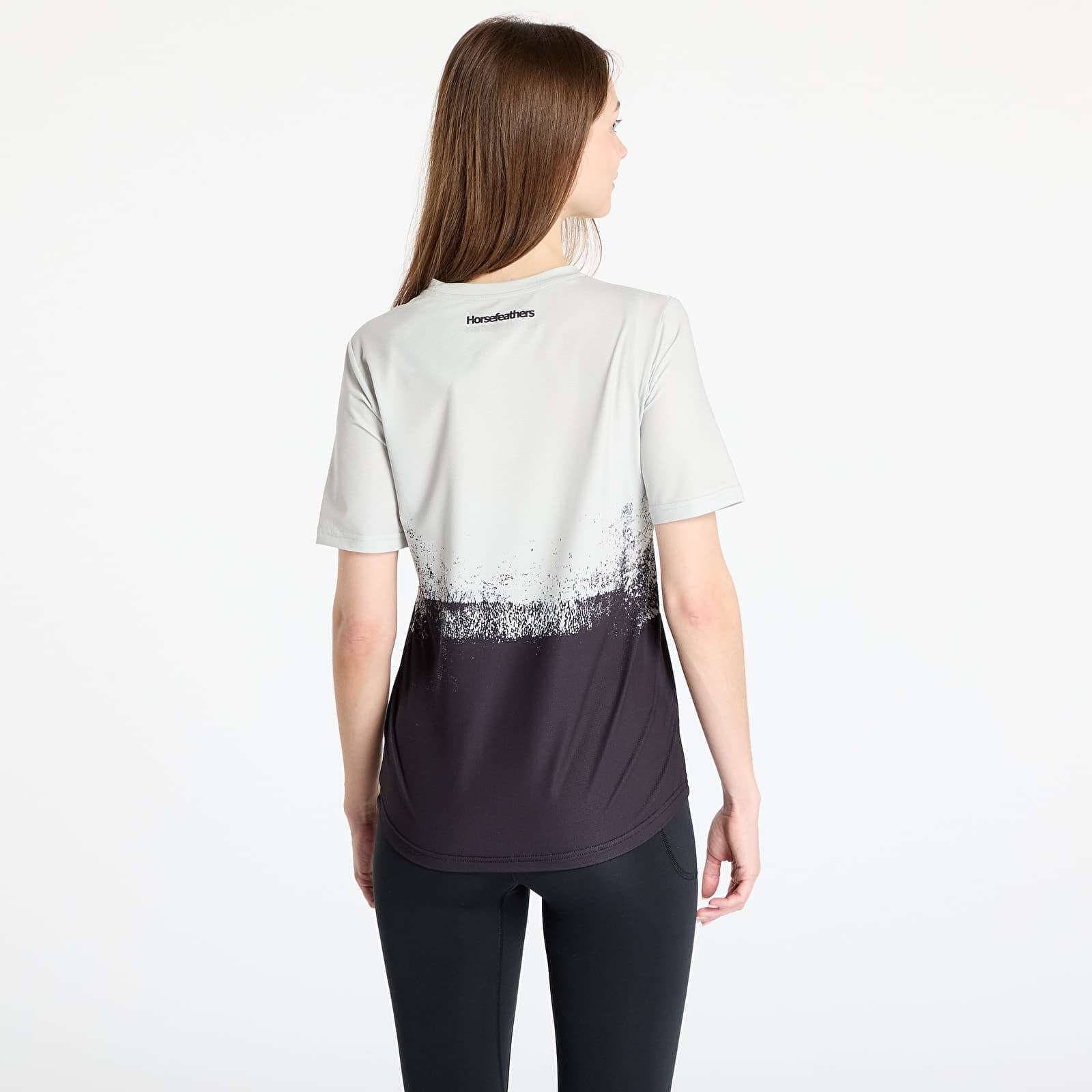 Tričko Horsefeathers W Quantum Bike Jersey Silver Birch/ Black M