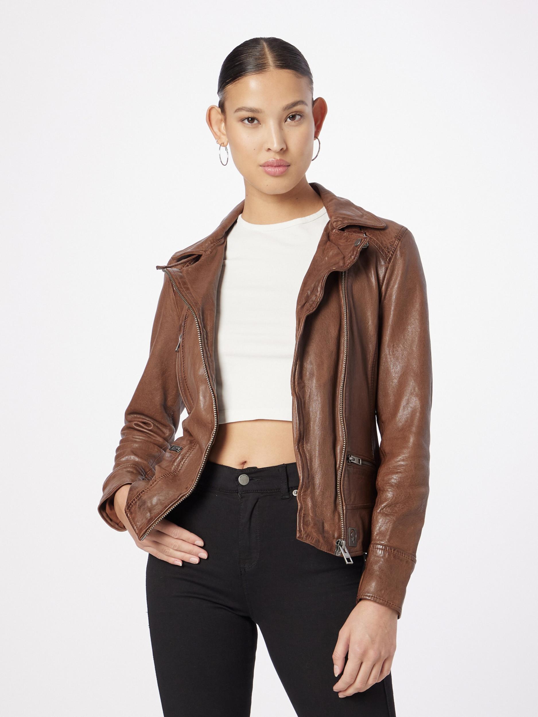 OAKWOOD Prechodná bunda 'Video' hnedá