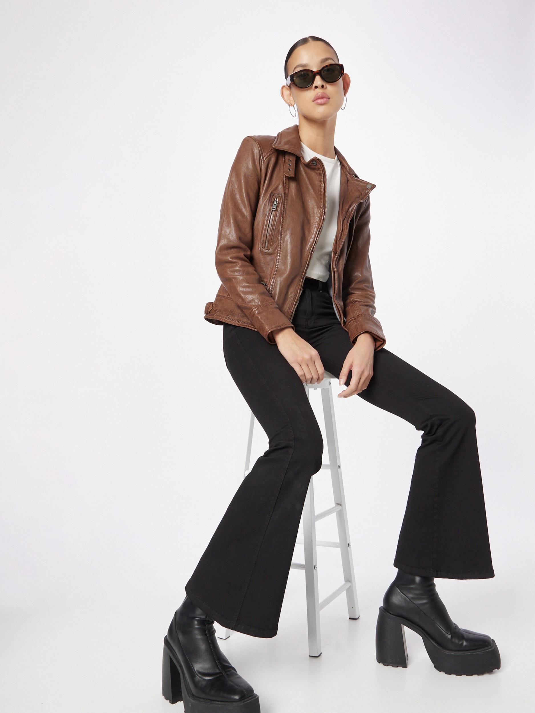 OAKWOOD Prechodná bunda 'Video' hnedá