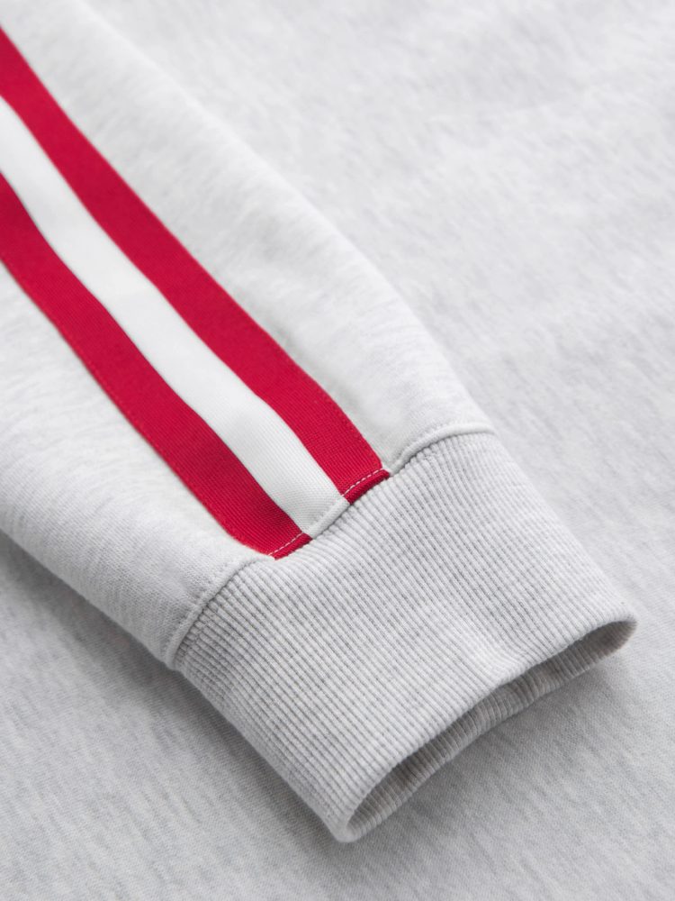 Ombre Clothing Zaujímavá šedá bomber mikina V1 SSZP-0219