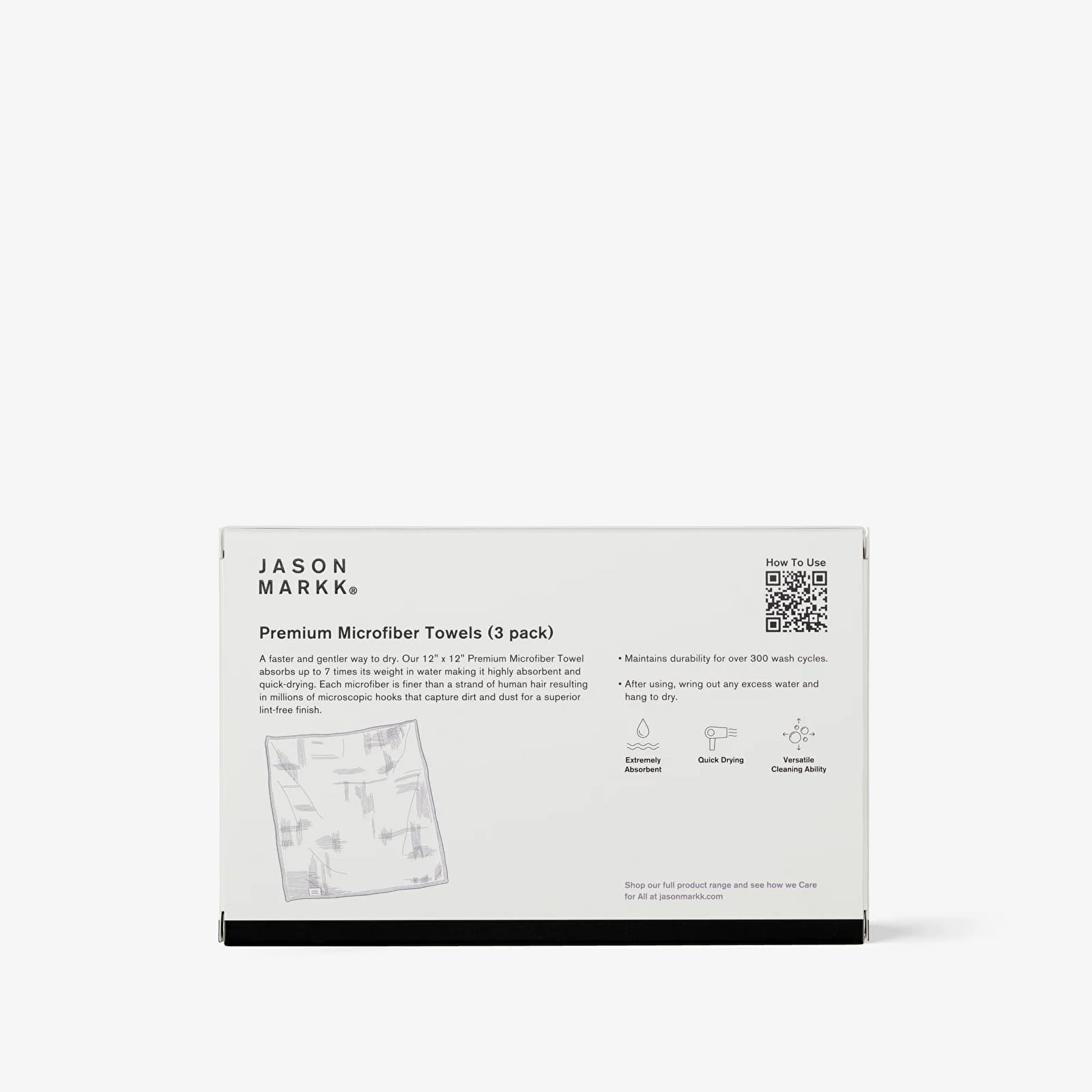 Tenisky Jason Markk Premium Microfiber Towel 3 Pack White EUR Universal