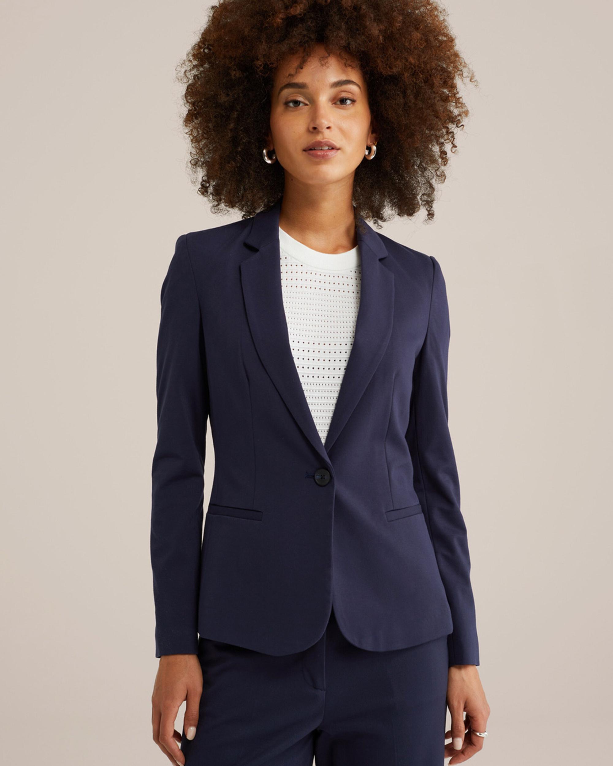 WE Fashion Blejzer tmavomodrá