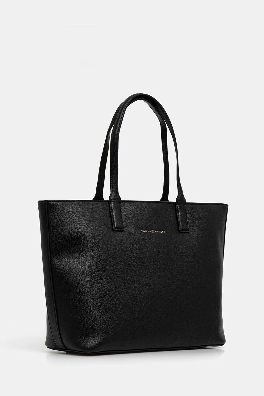 Kabelka Tommy Hilfiger čierna farba, AW0AW17449