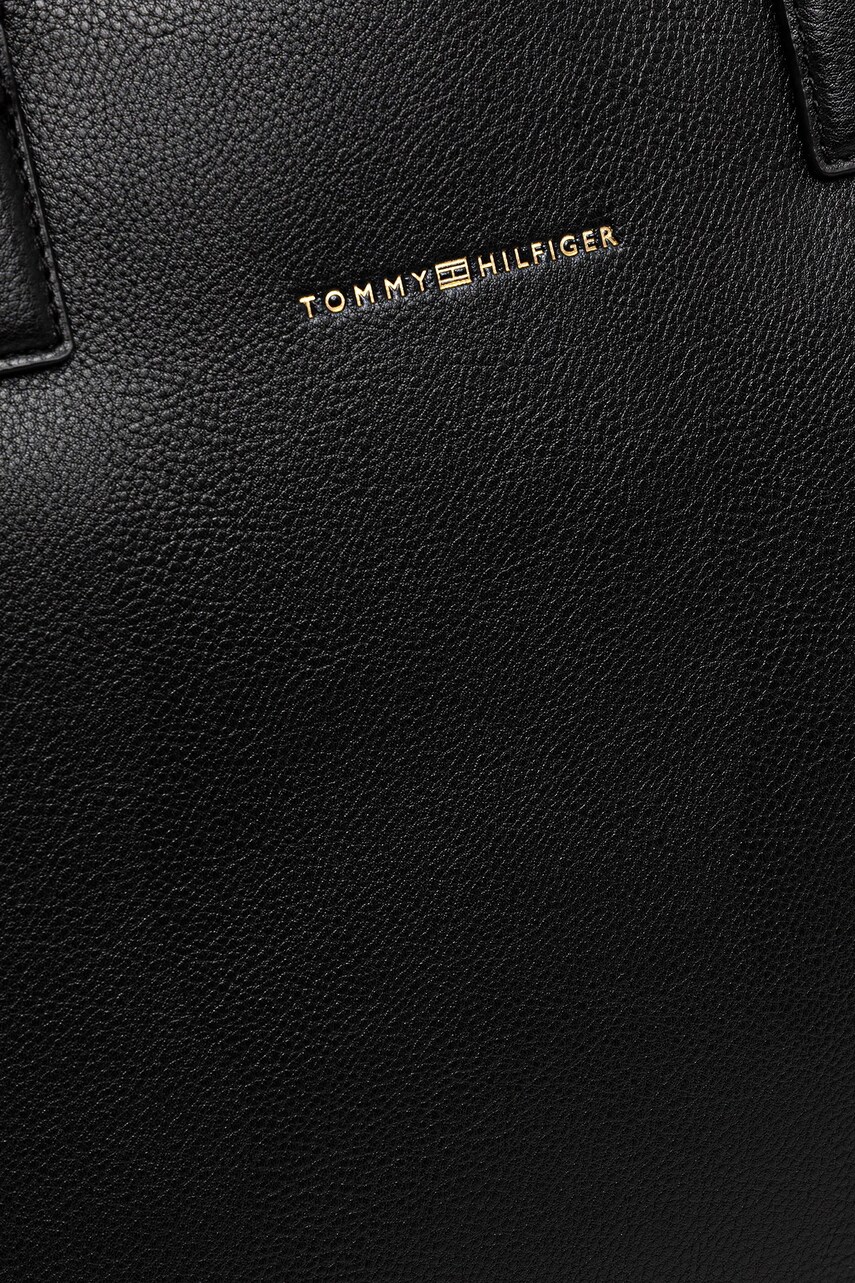 Kabelka Tommy Hilfiger čierna farba, AW0AW17449