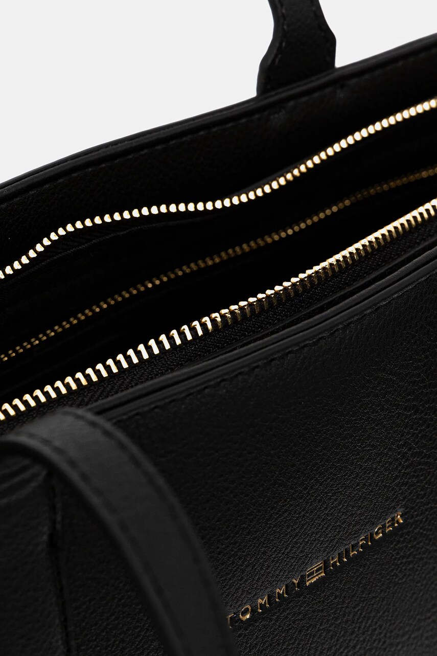 Kabelka Tommy Hilfiger čierna farba, AW0AW17449