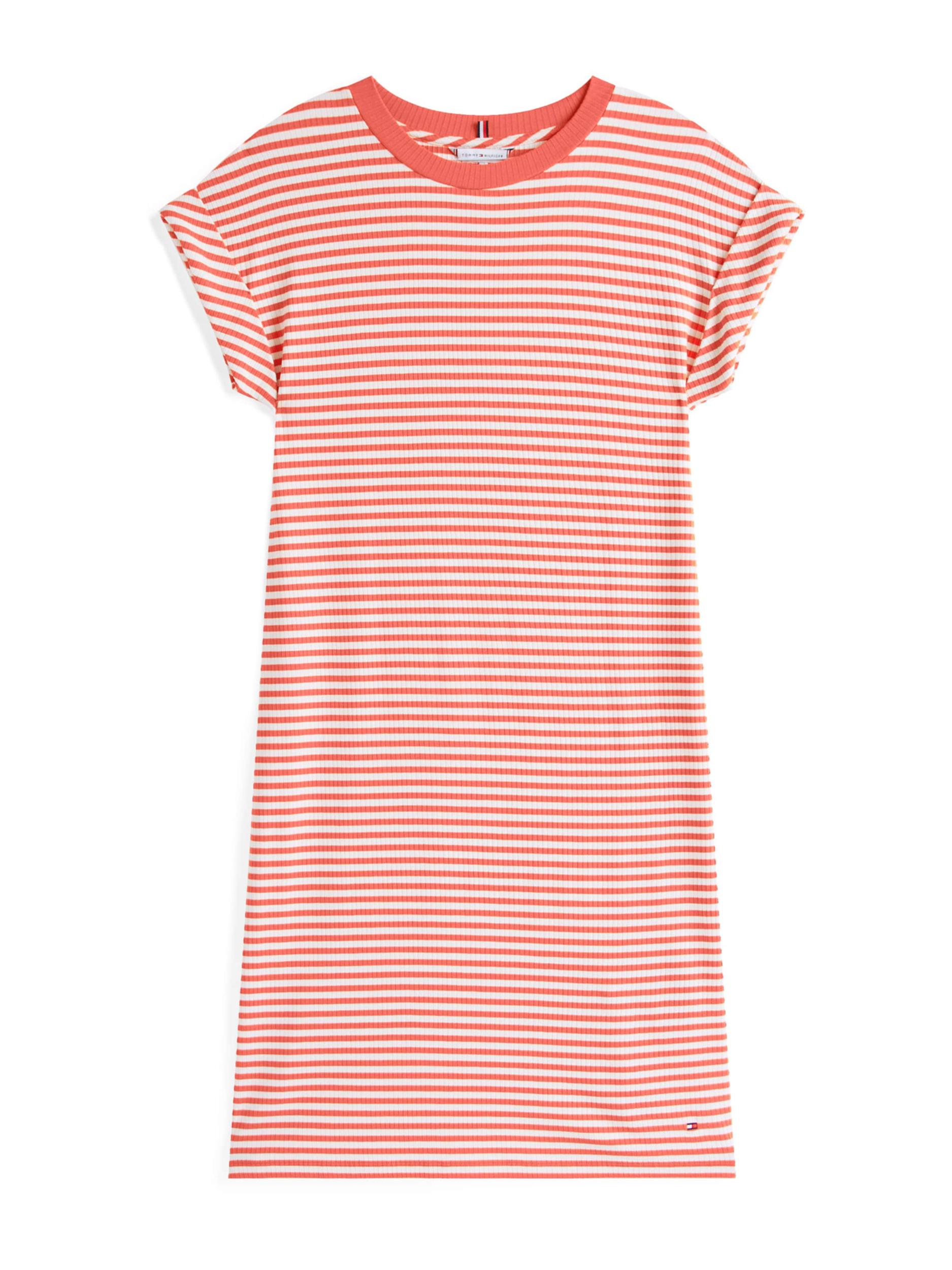 TOMMY HILFIGER Šaty lososová / biela