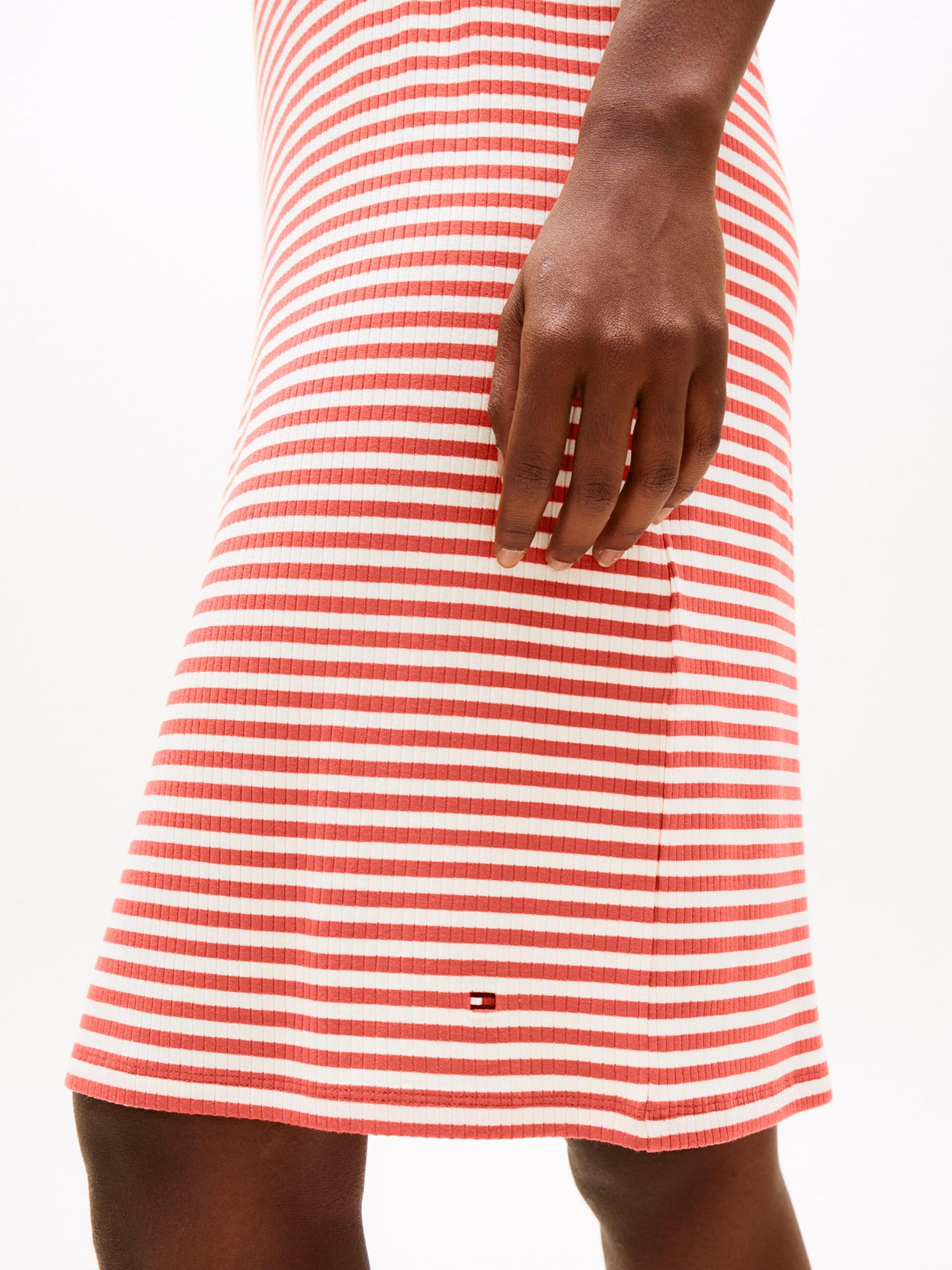 TOMMY HILFIGER Šaty lososová / biela