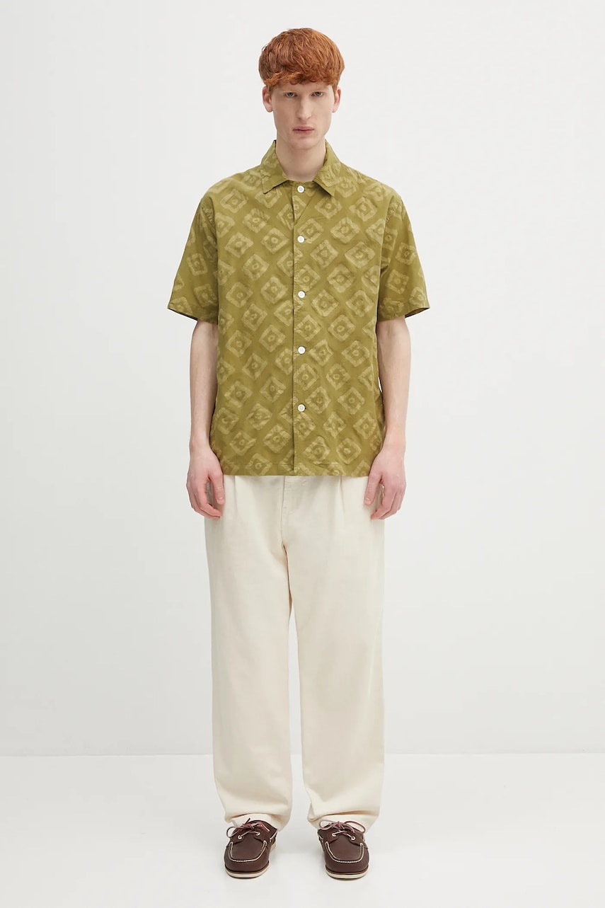 Bavlnená košeľa Norse Projects Mads Batik SS Shirt