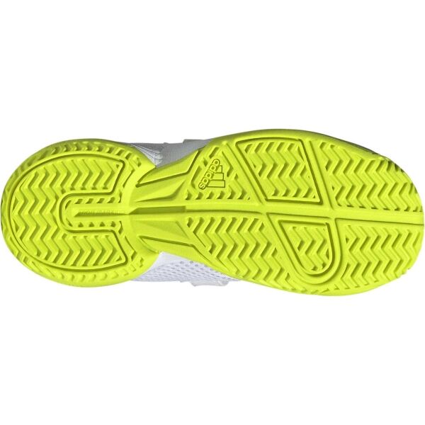 adidas COURTFLASH K COMFORT CLOSURE Detská tenisová obuv, biela, veľkosť 28