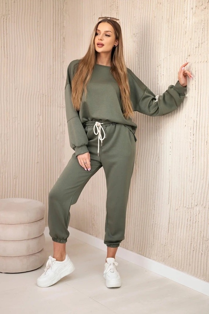 Kesi Dámska tepláková súprava Bella khaki, Farba khaki