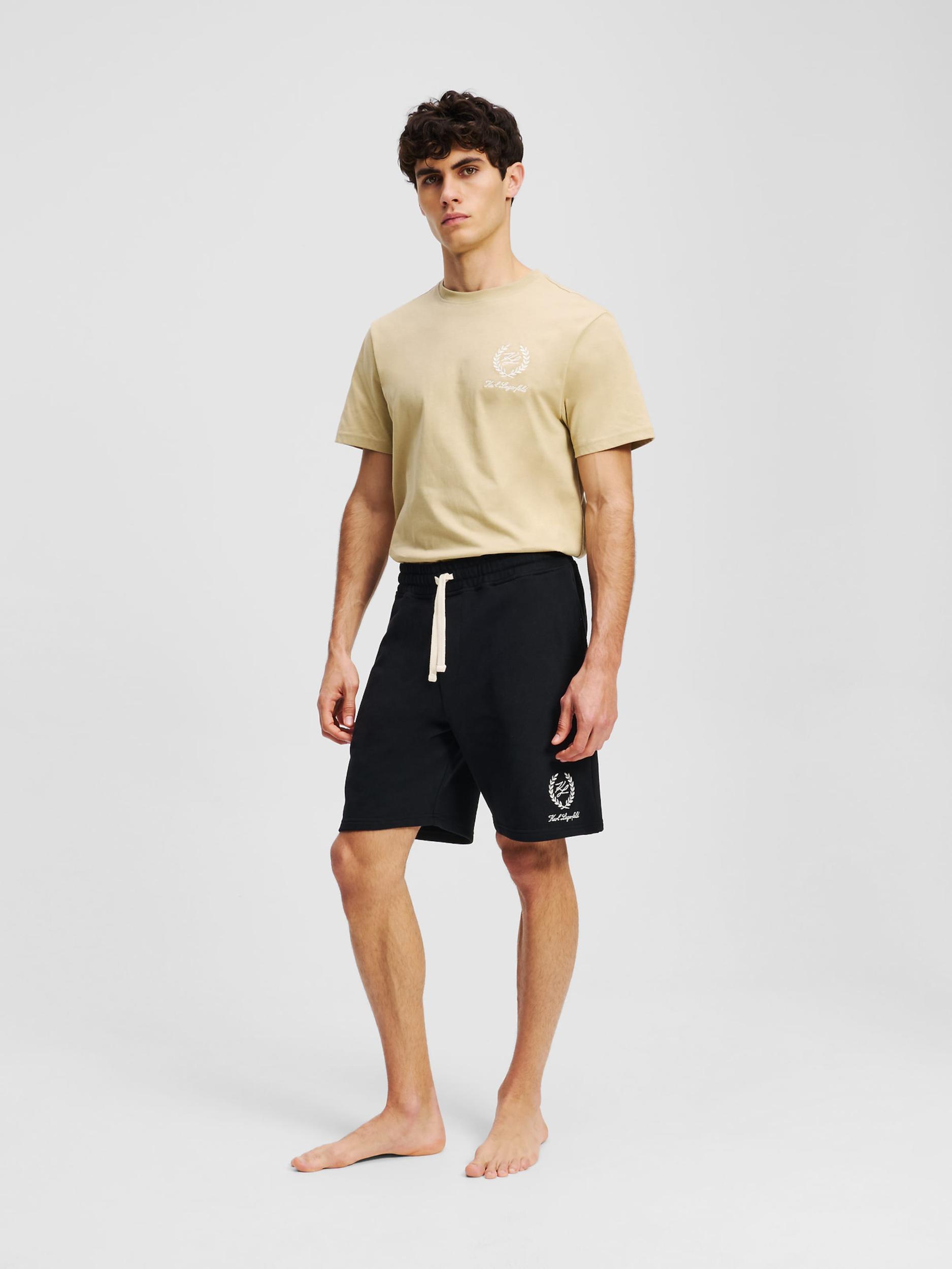 Karl Lagerfeld Pyžamové nohavice čierna