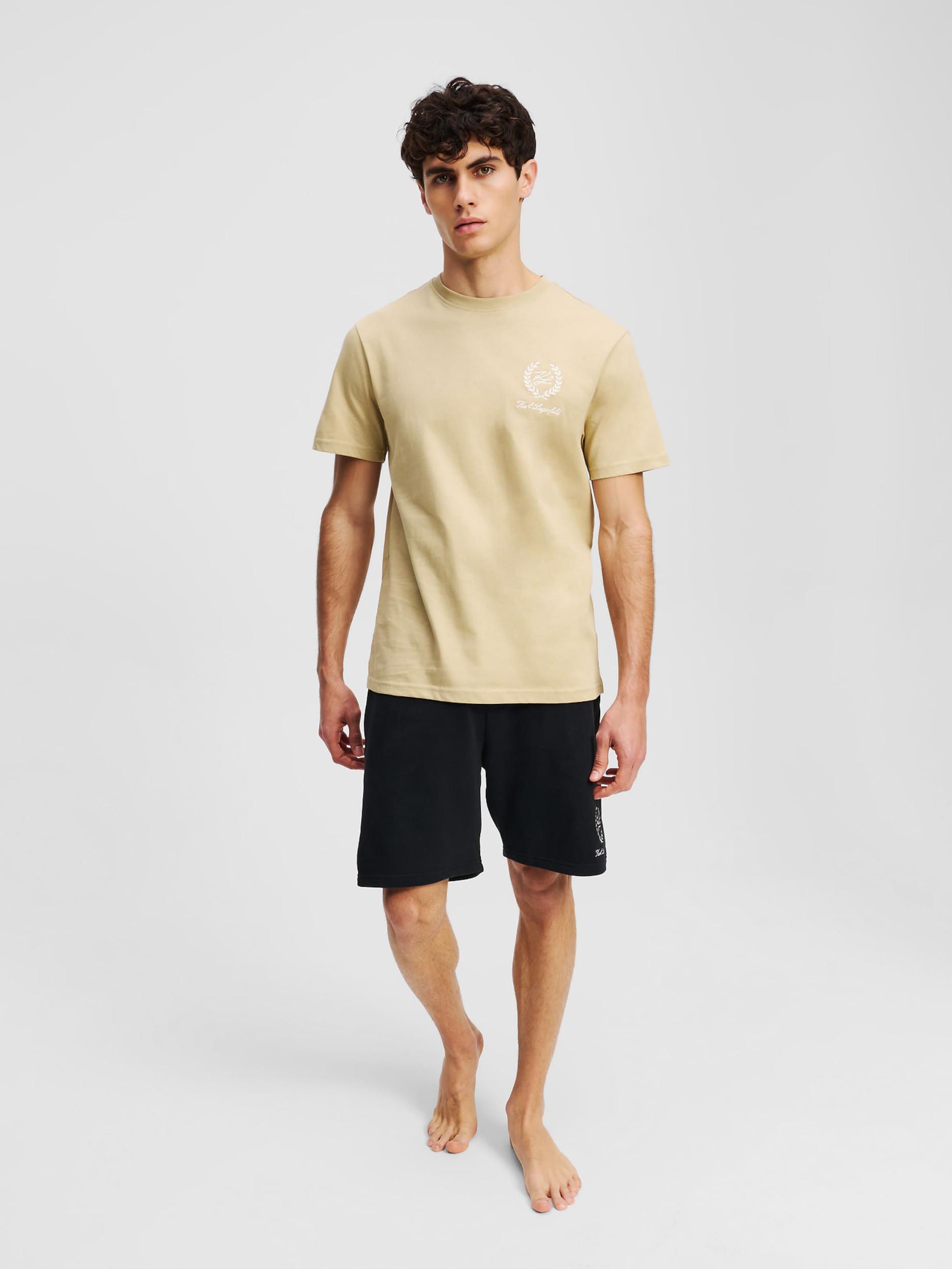 Karl Lagerfeld Pyžamové nohavice čierna