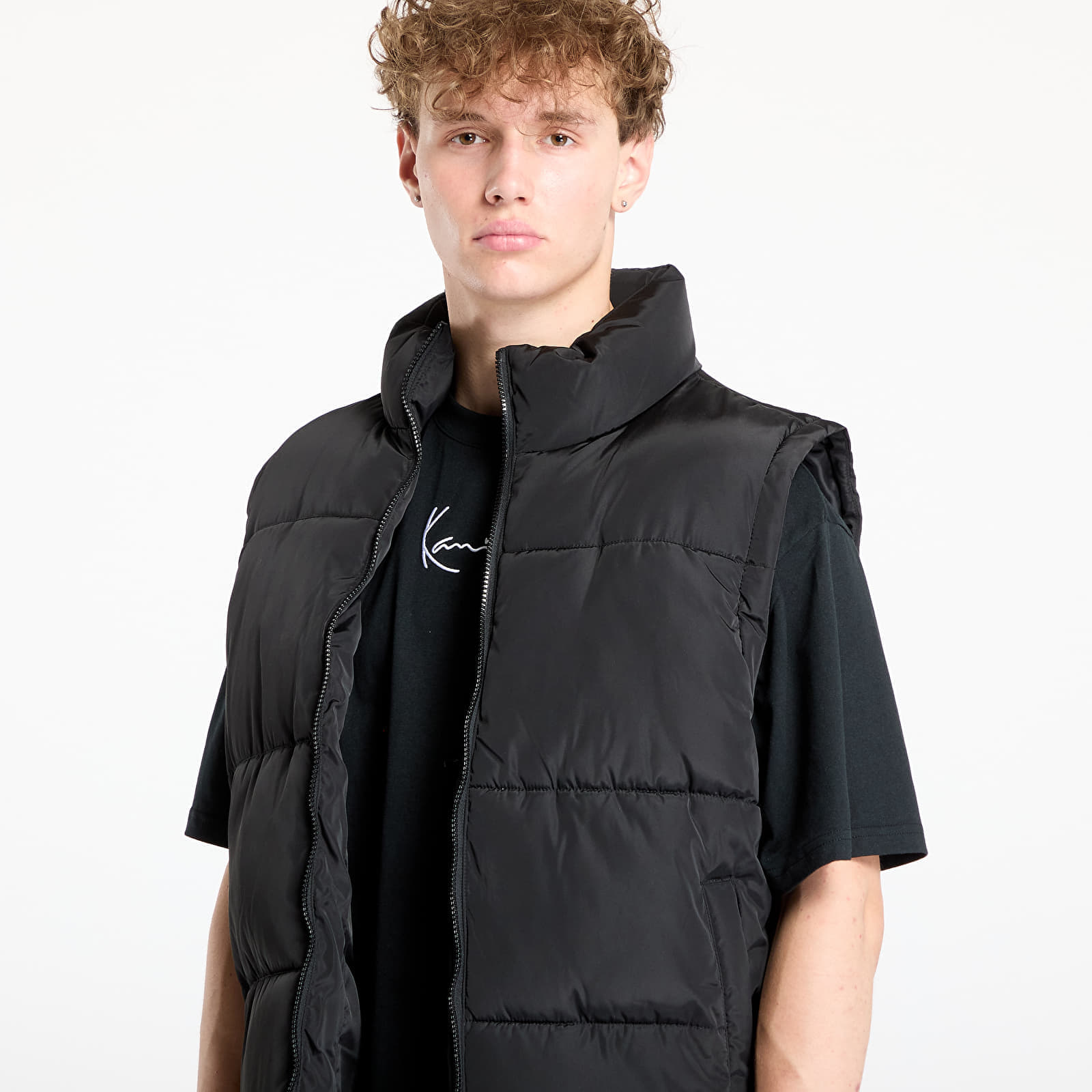 Vesta Urban Classics Block Puffer Vest Black XXL