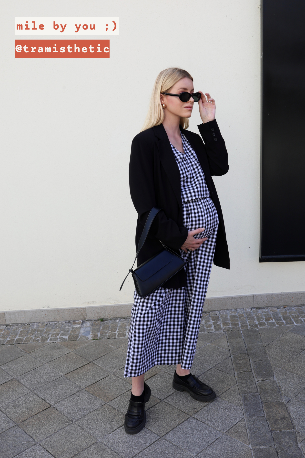 mile káro lastúria dámsky top S