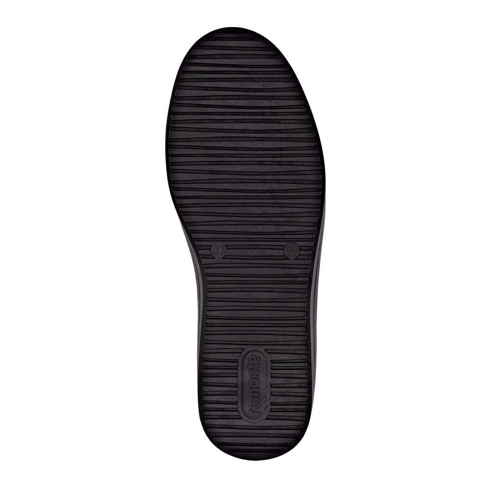 RIEKER Dámska členková obuv REMONTE D1C72-00 čierna W5