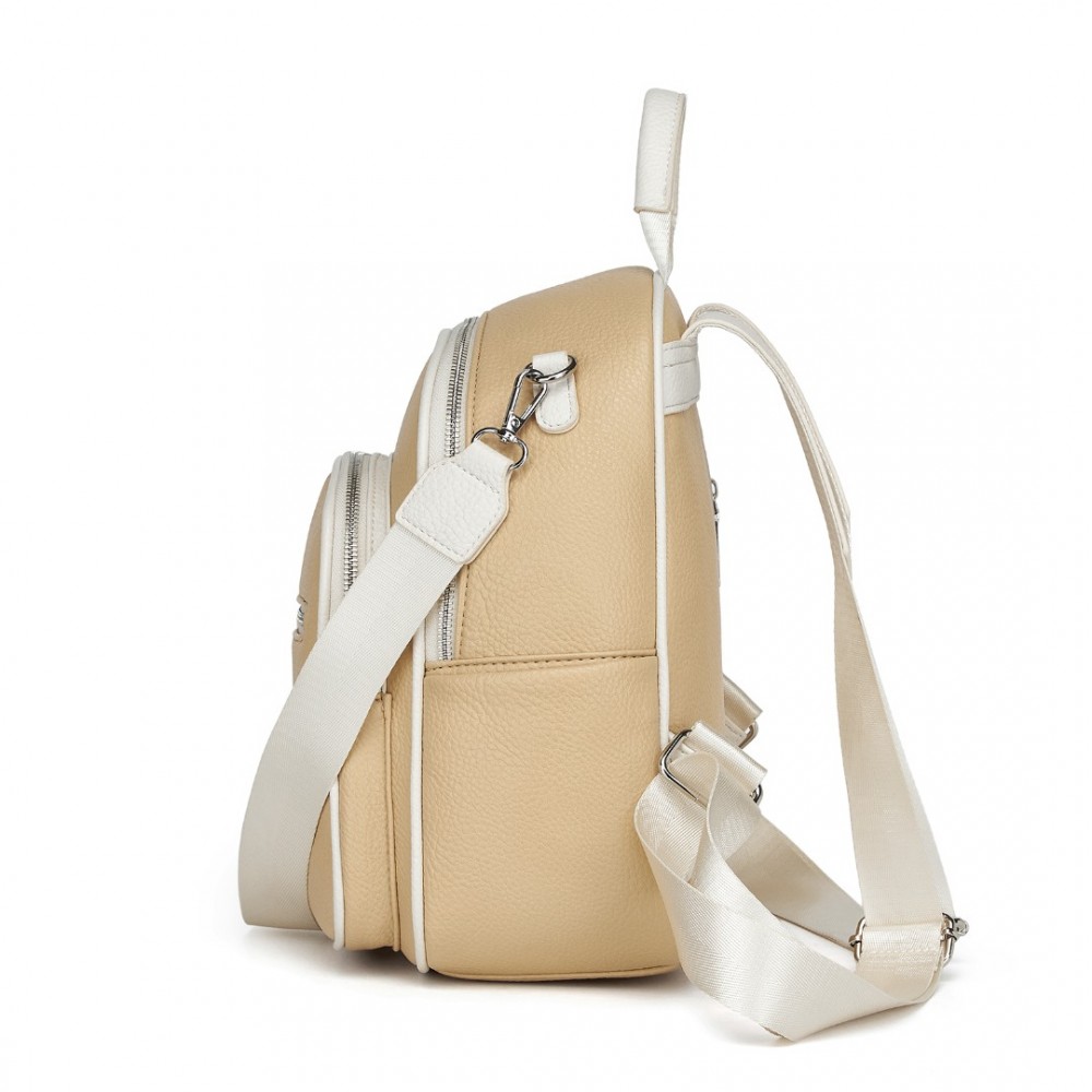 Miss Lulu Ruksak - malý s crossbody popruhom, žltý