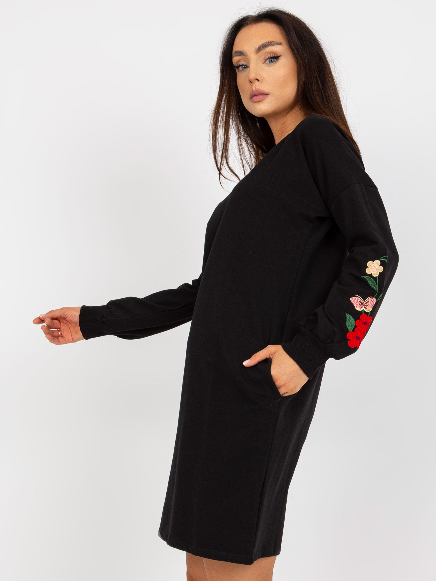 RUE PARIS Dress-RV-SK-8088.59-black