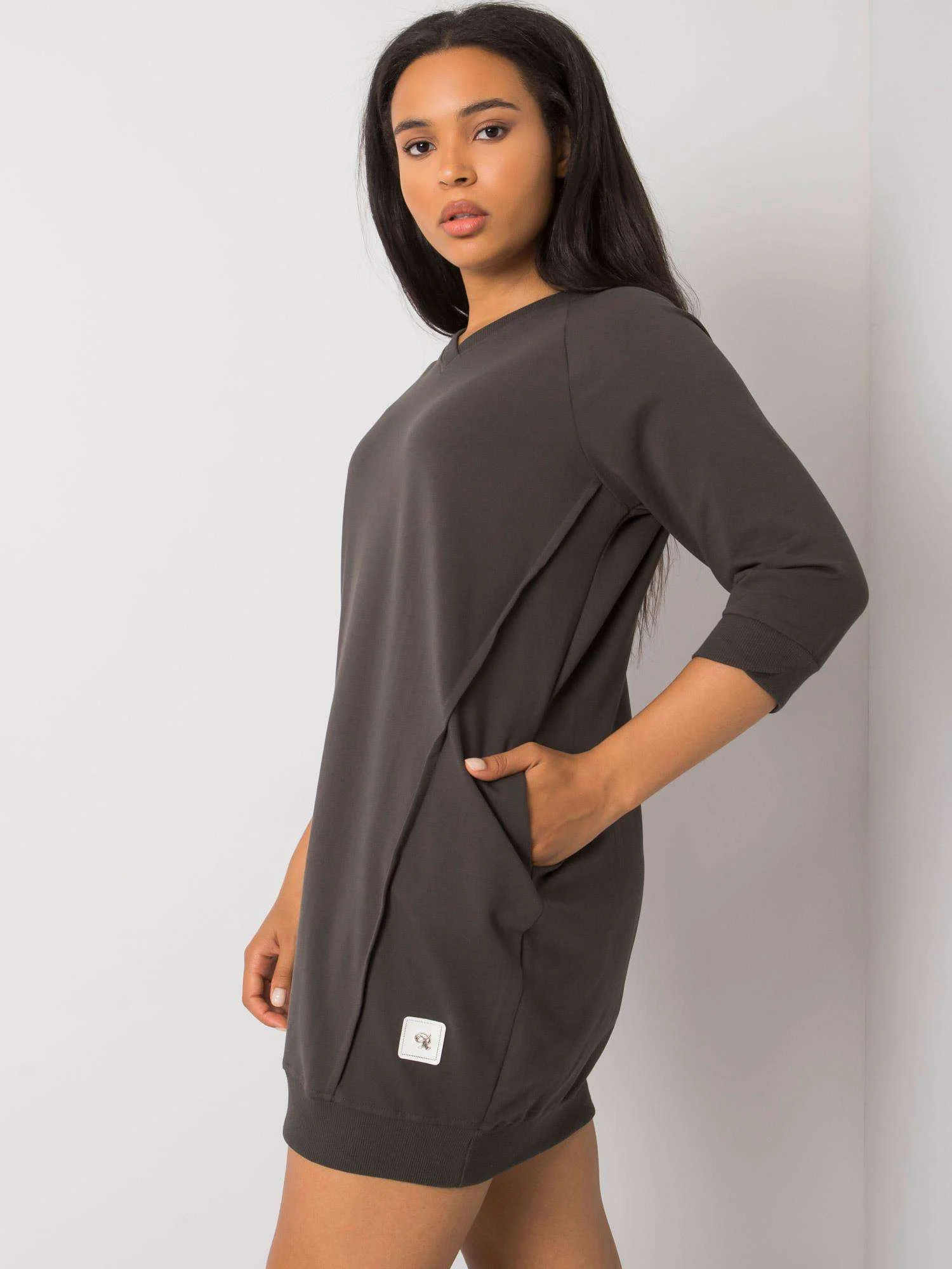 FPrice Šaty RV SK 6847.59P tmavá khaki