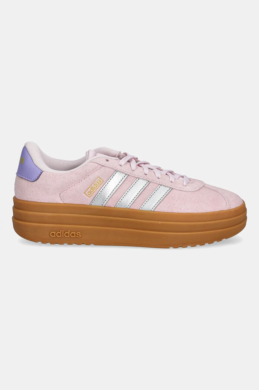 Semišové tenisky adidas VL COURT BOLD
