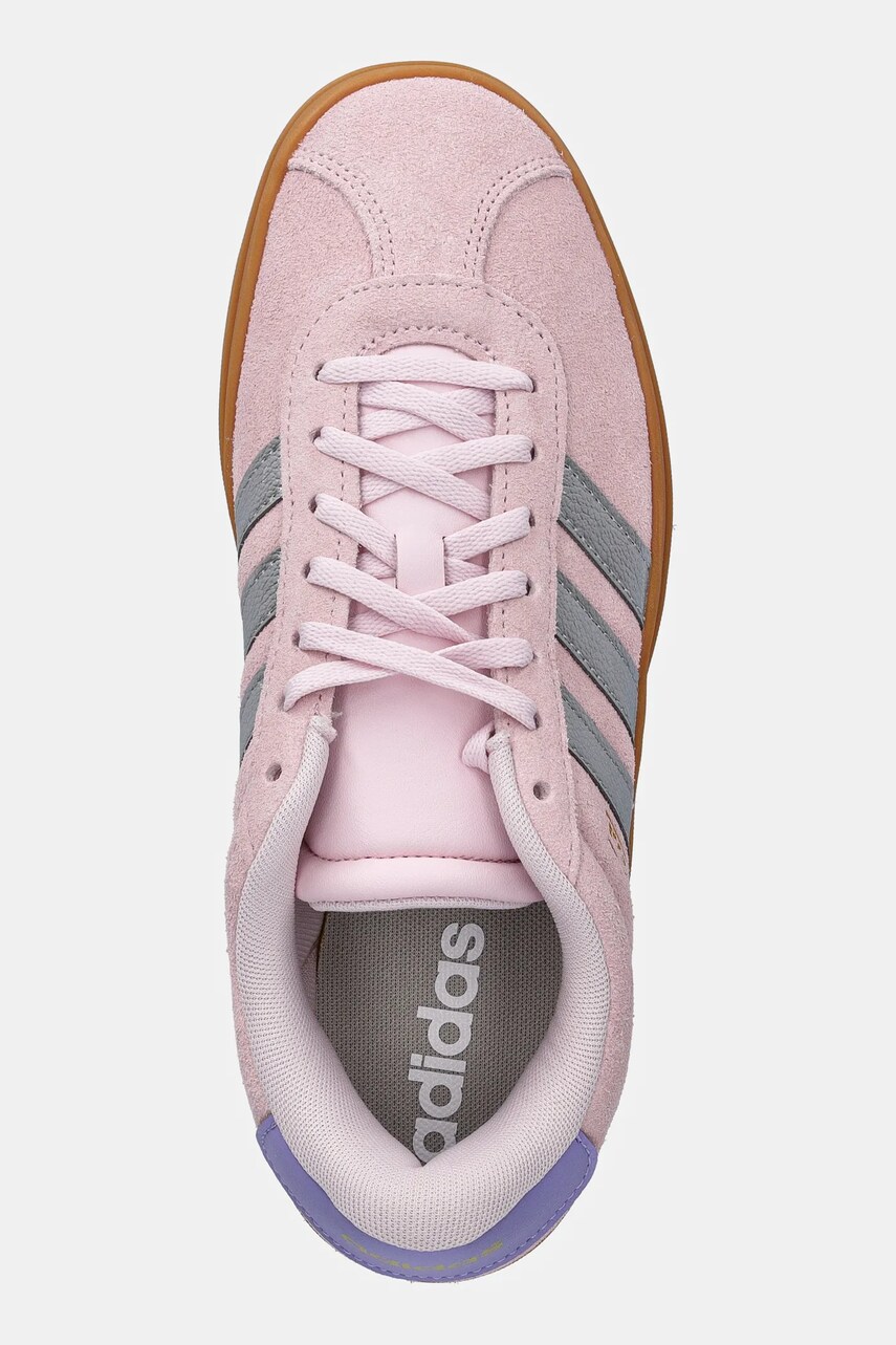 Semišové tenisky adidas VL COURT BOLD