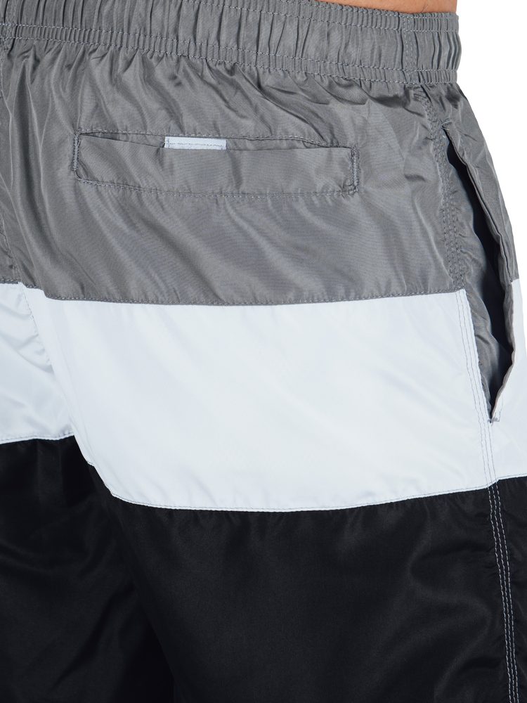 Dstreet Trojfarebné šedo-biele pánske plavky