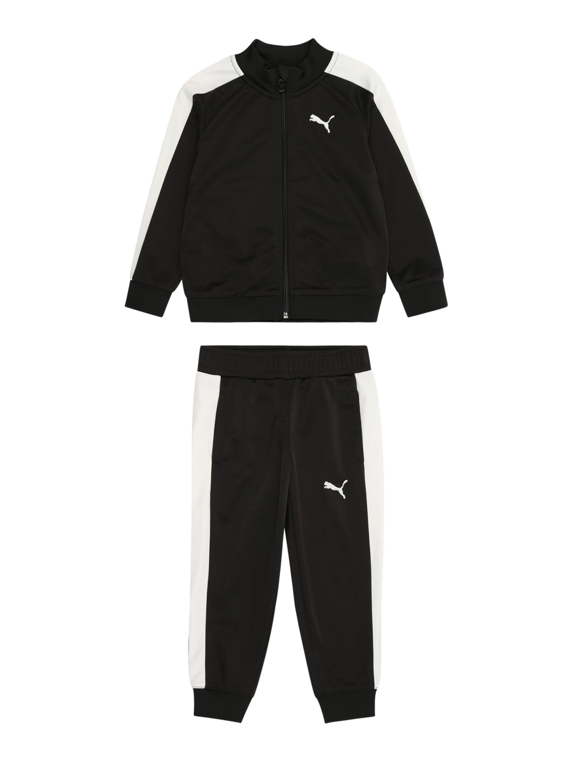 PUMA Joggingová súprava 'T7 ALWAYS ON' čierna / biela