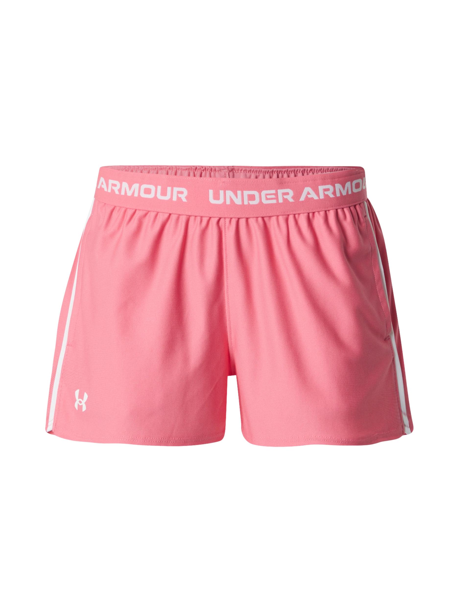 UNDER ARMOUR Športové nohavice 'Play-Up' ružová / biela