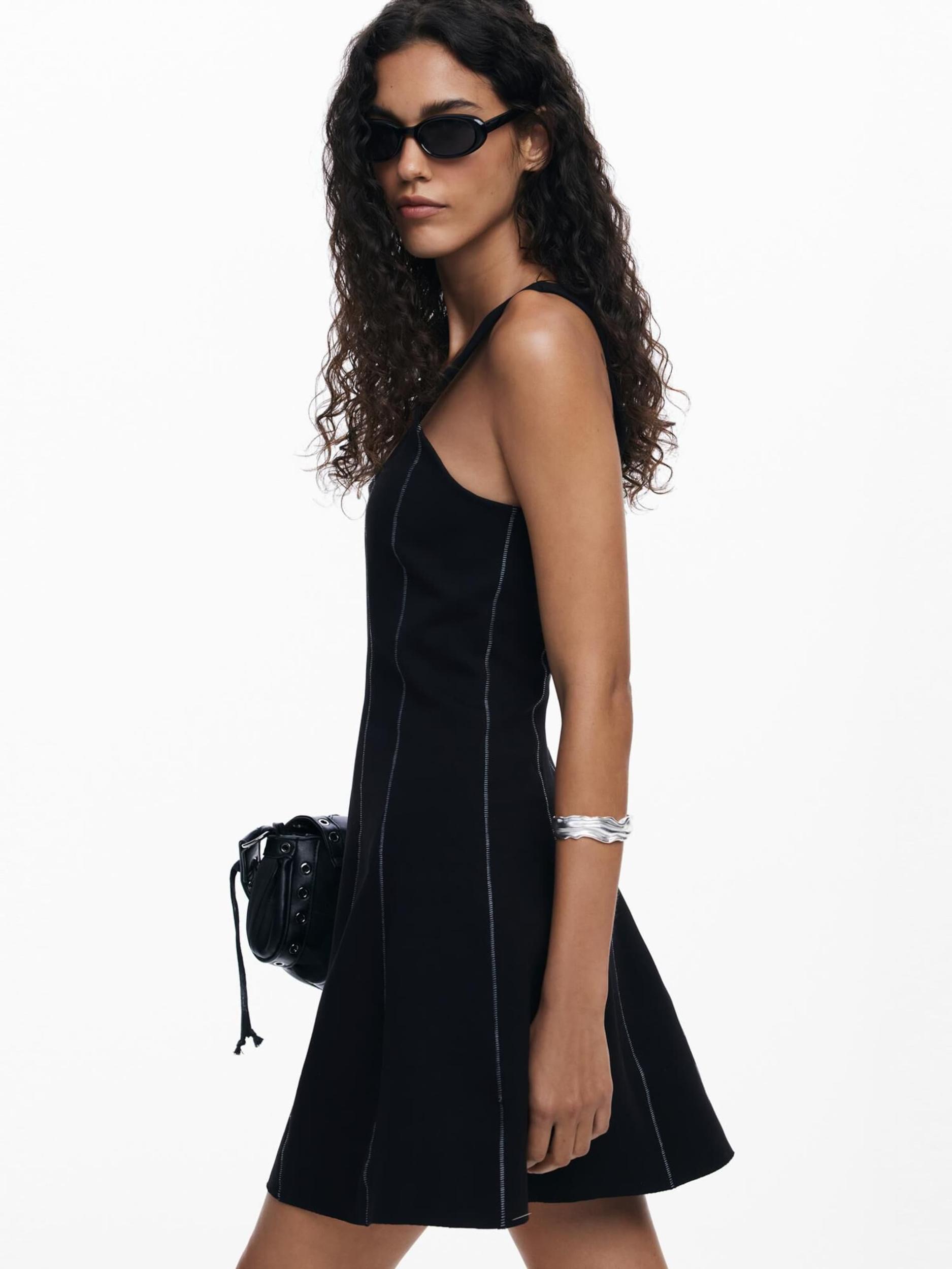 Desigual Šaty sivá / čierna