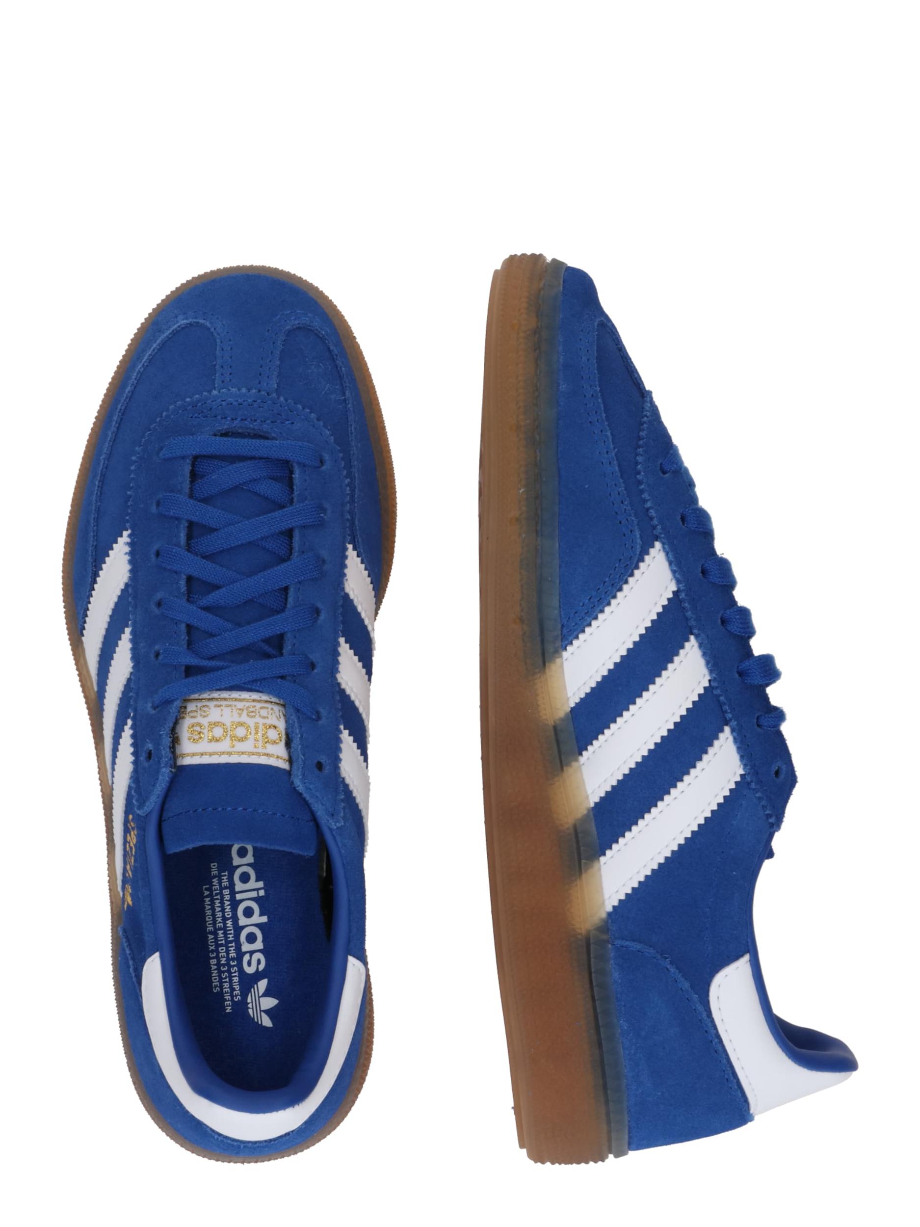 ADIDAS ORIGINALS Tenisky 'HANDBALL SPEZIAL' modrá / zlatá / biela