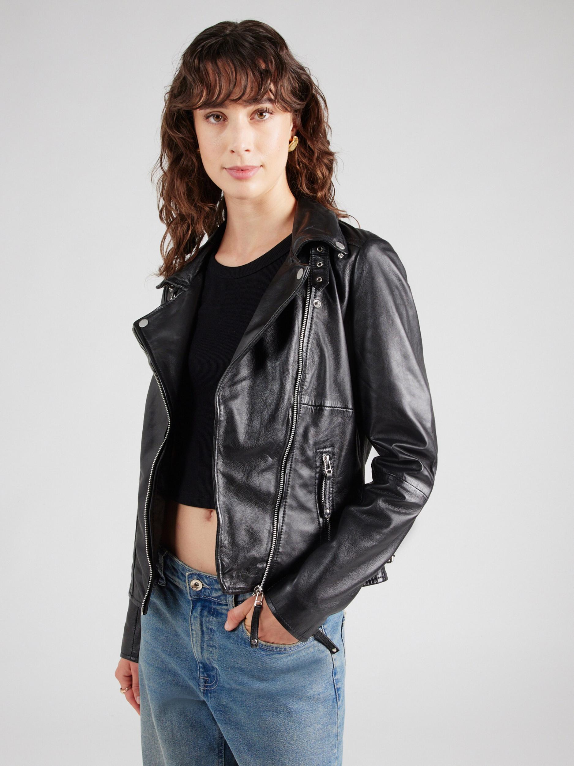 FREAKY NATION Prechodná bunda 'BikerPrincess' čierna