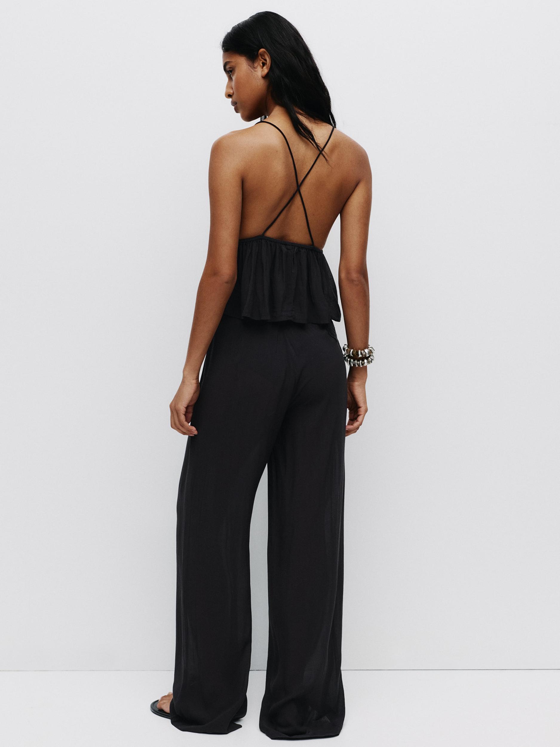 Pull&Bear Top čierna