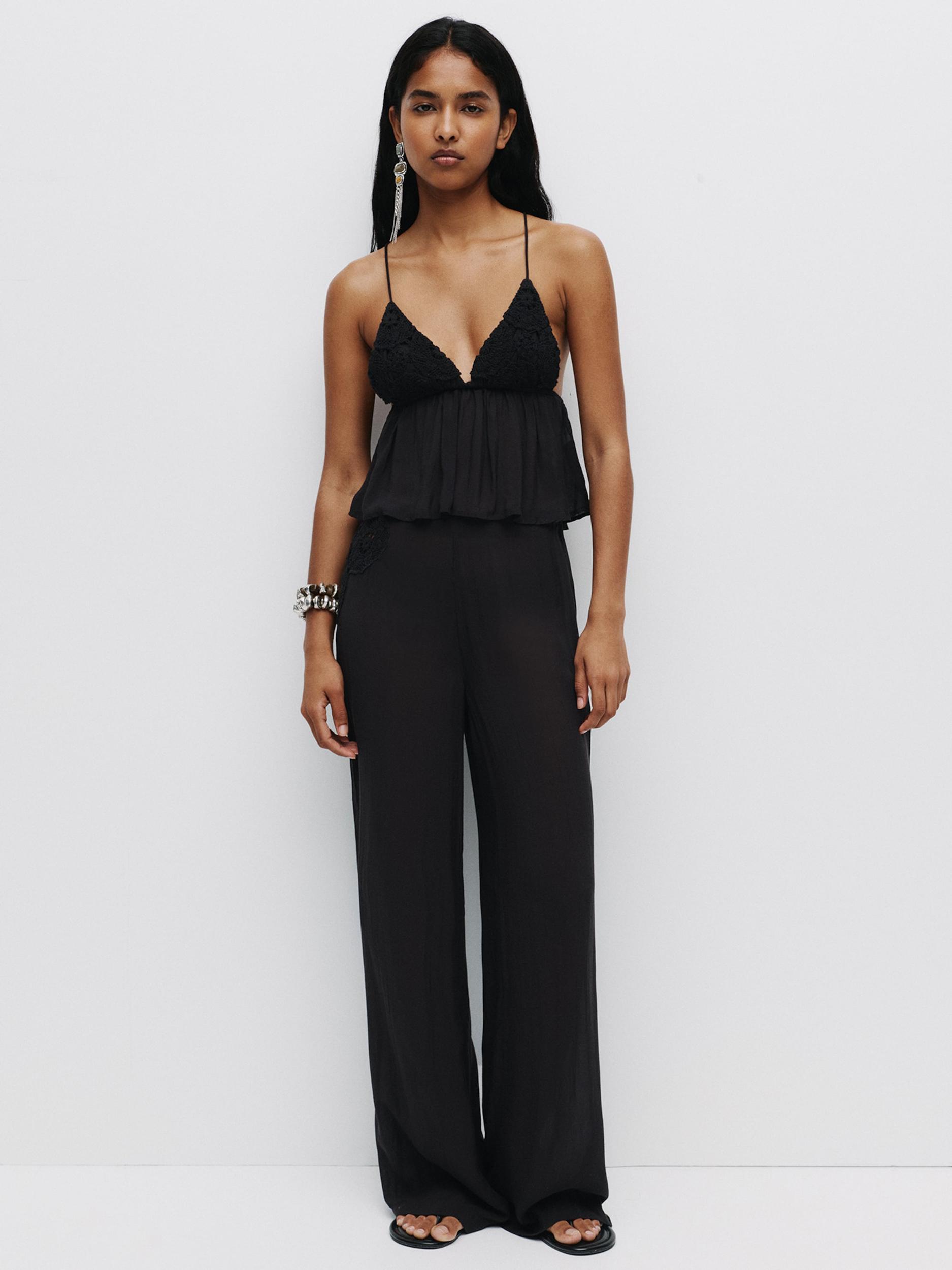 Pull&Bear Top čierna