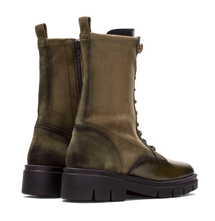 Luxusní kotníkové boty Hispanitas v army stylu Hispanitas HI254234 zelená