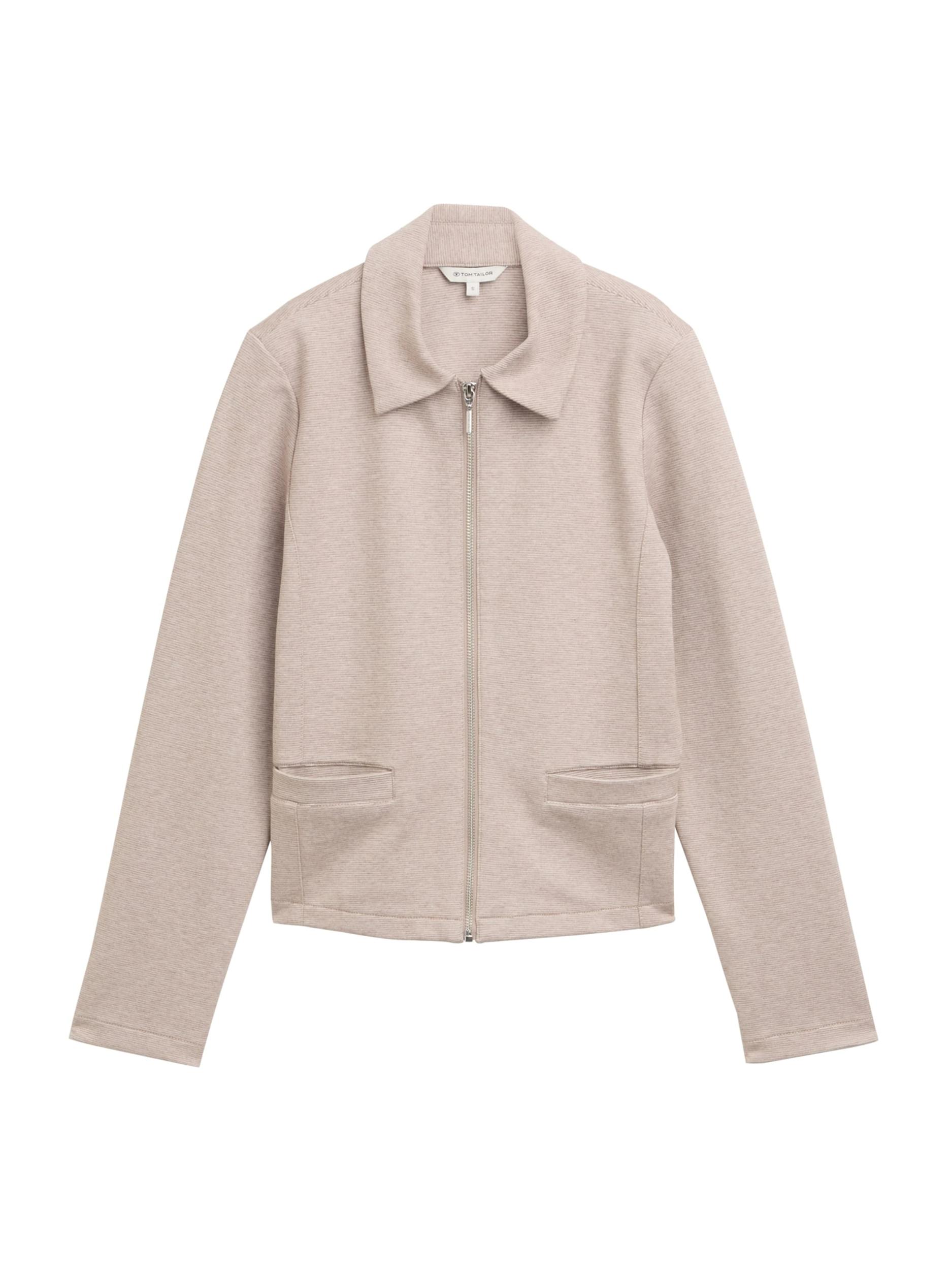 TOM TAILOR Prechodná bunda tmavošedá