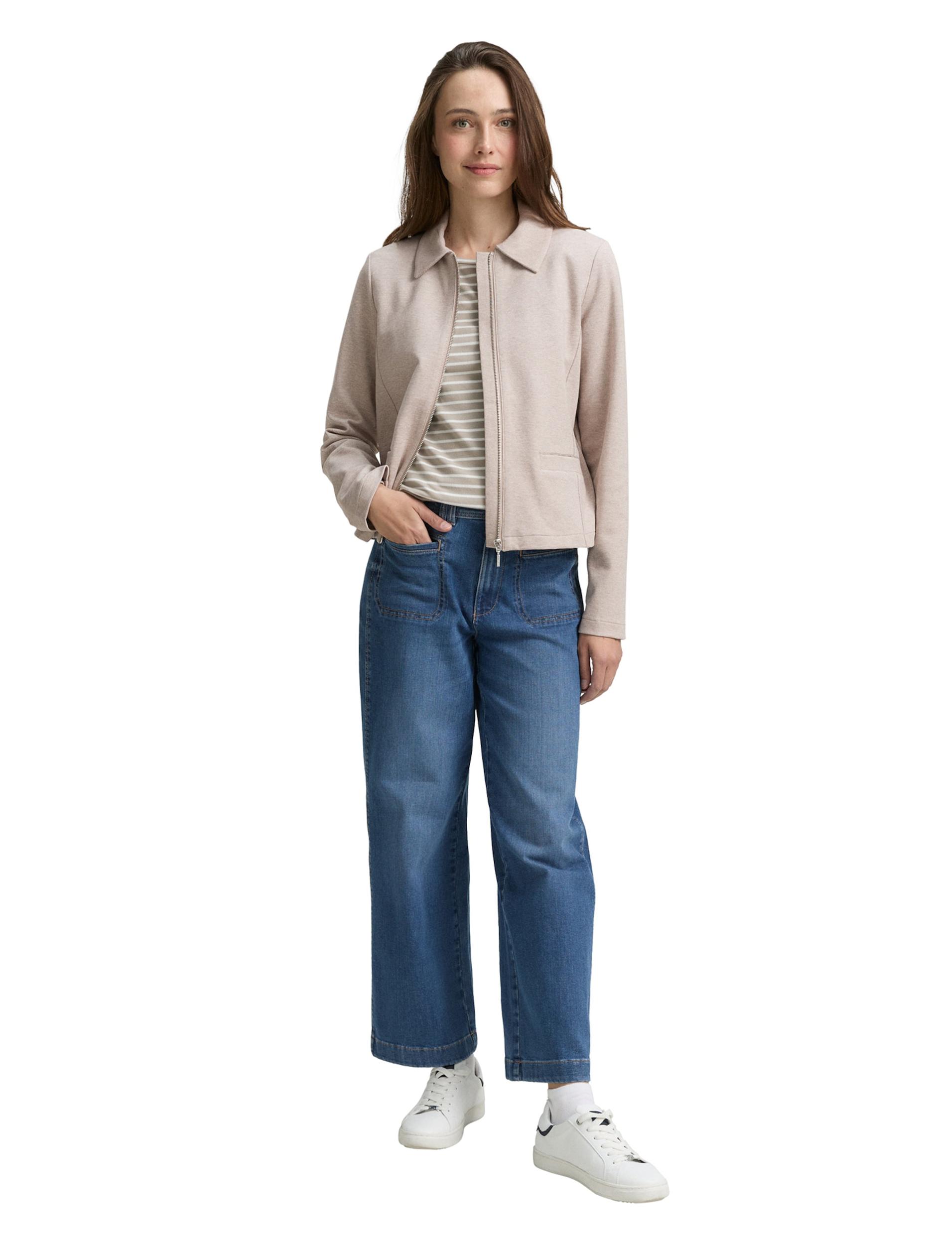 TOM TAILOR Prechodná bunda tmavošedá