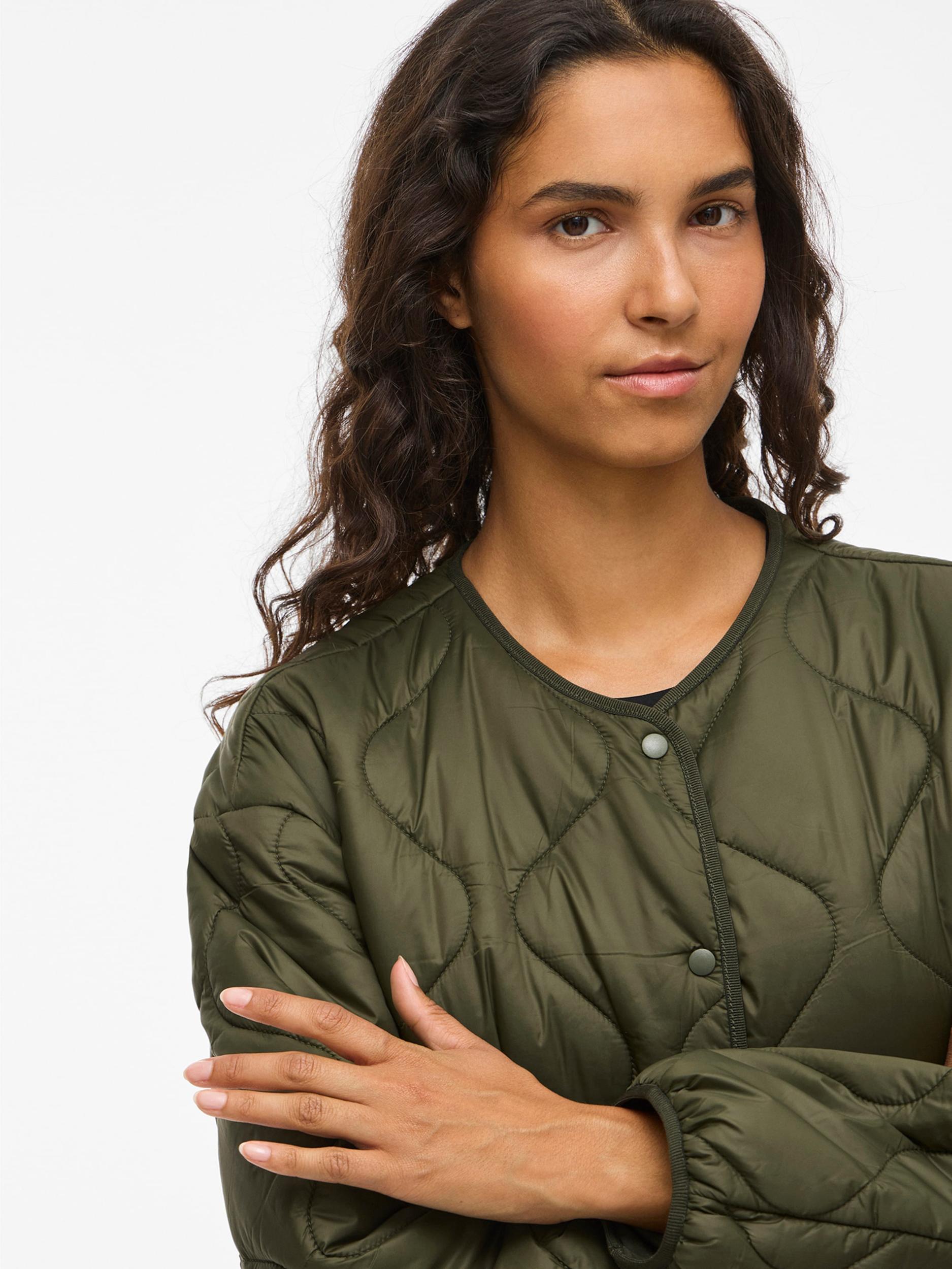 VILA Prechodná bunda 'VIDUNE' olivová