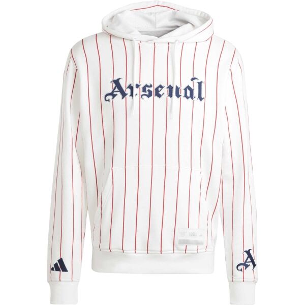adidas ARSENAL FC US HD AOP Pánska mikina, biela, veľkosť M
