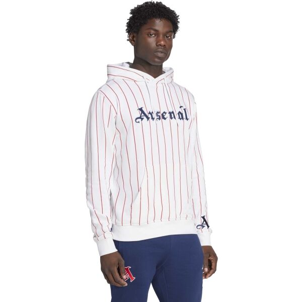 adidas ARSENAL FC US HD AOP Pánska mikina, biela, veľkosť M