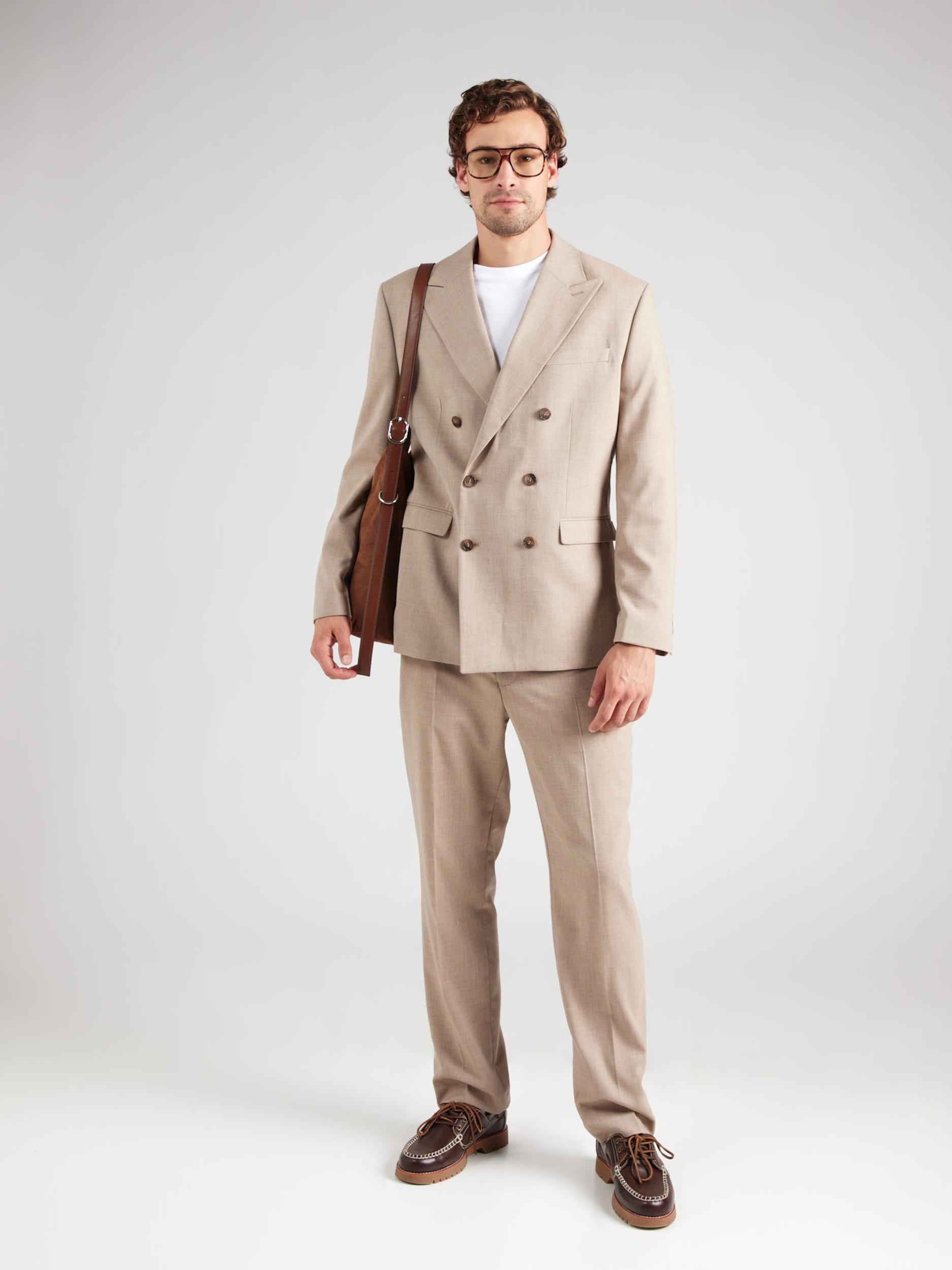 SELECTED Oblek 'SLHNEIL' piesková