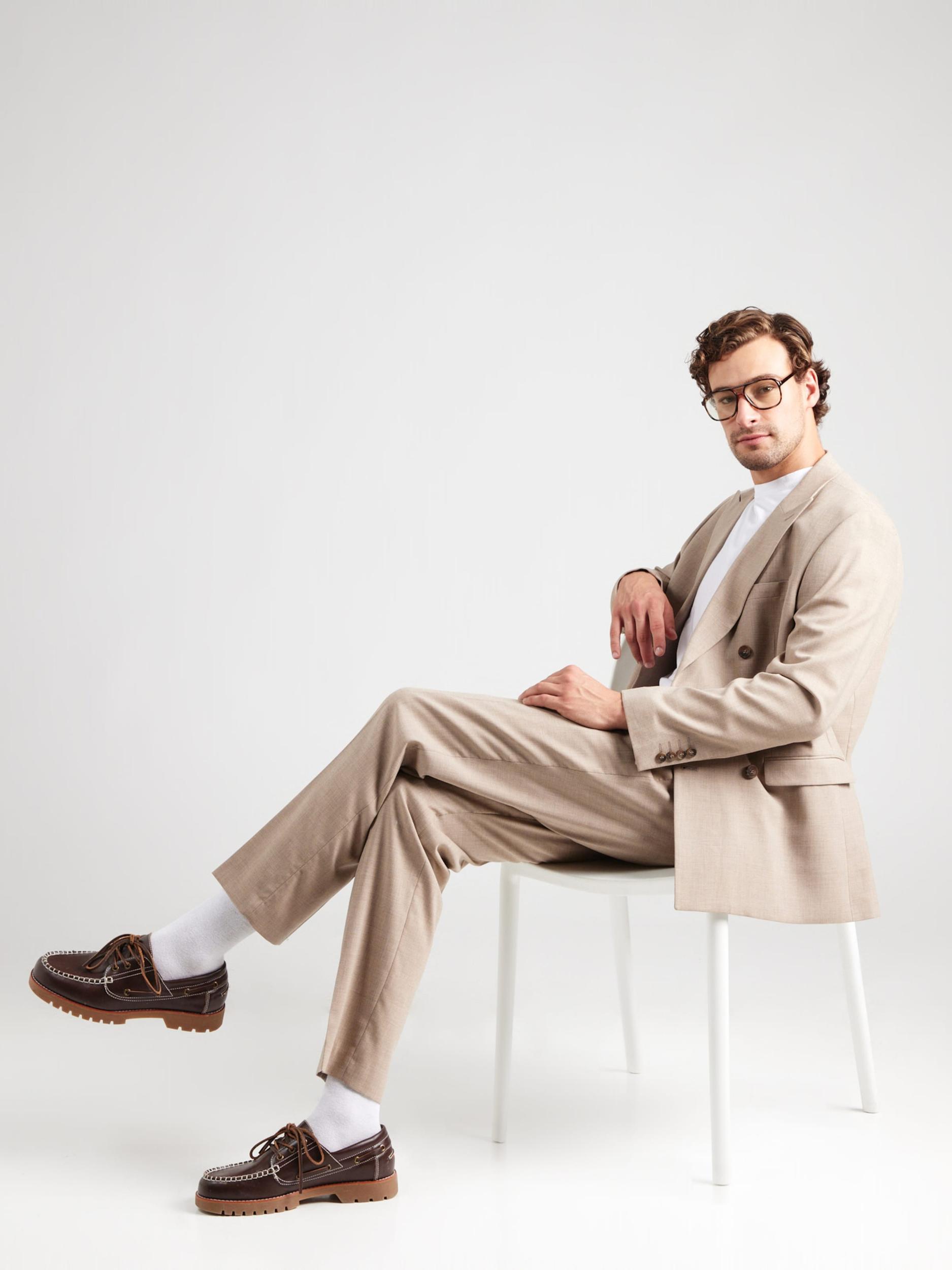 SELECTED Oblek 'SLHNEIL' piesková