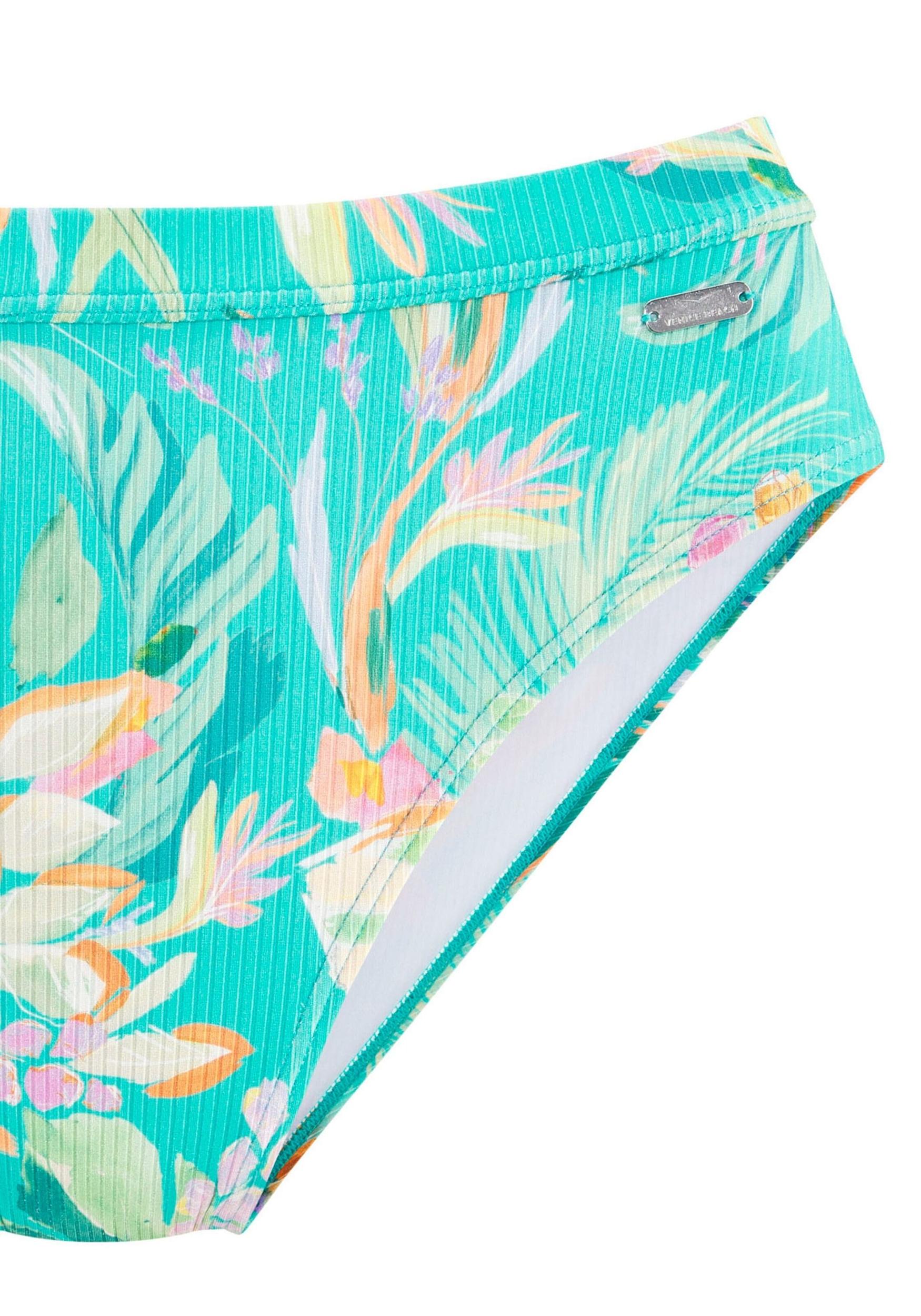 VENICE BEACH Bikinové nohavičky tyrkysová / mätová / svetlofialová / pastelovo oranžová