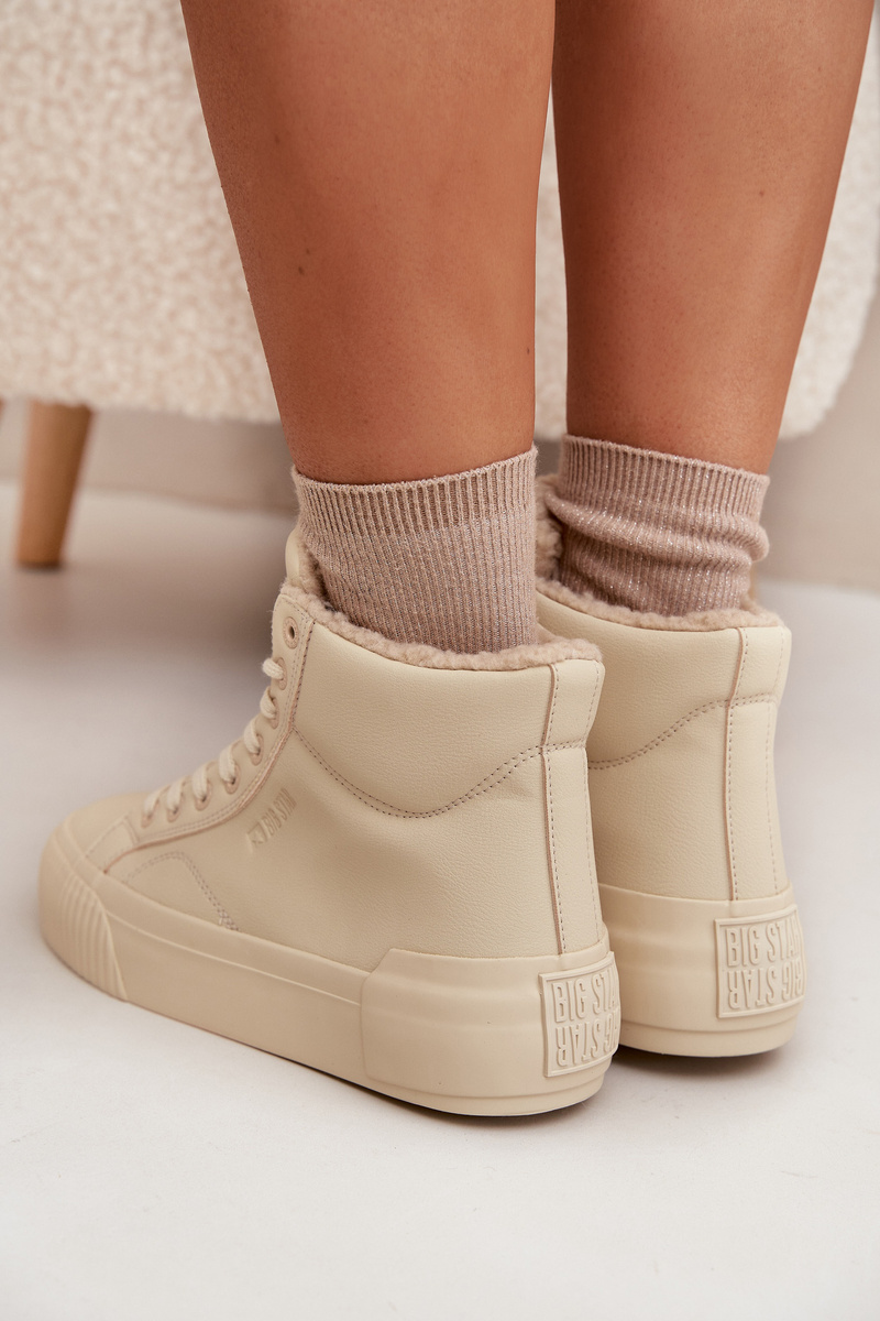 BIG STAR SHOES Zateplené Dámske Tenisky Na Platforme Big Star