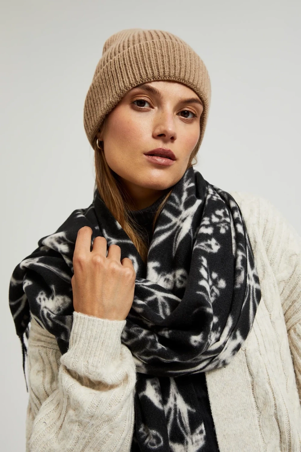 Marisse Women's Scarf Z-Sz-4519 Black