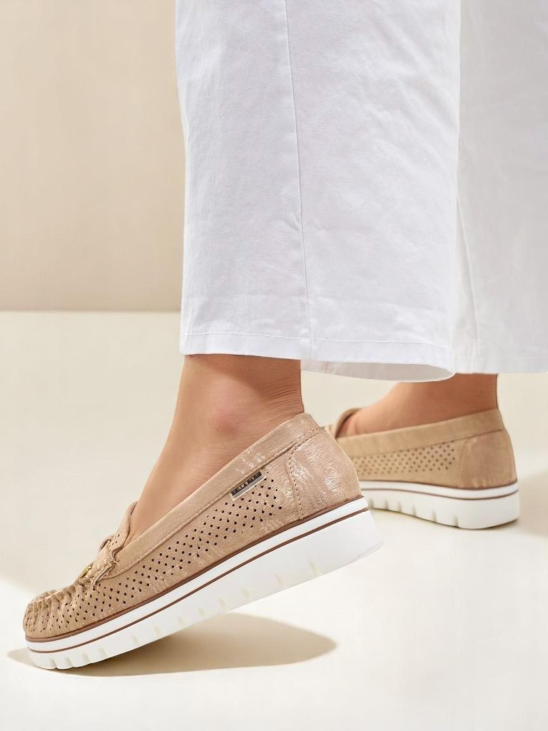 Resti Ladies' perforated moccasins Elissas
