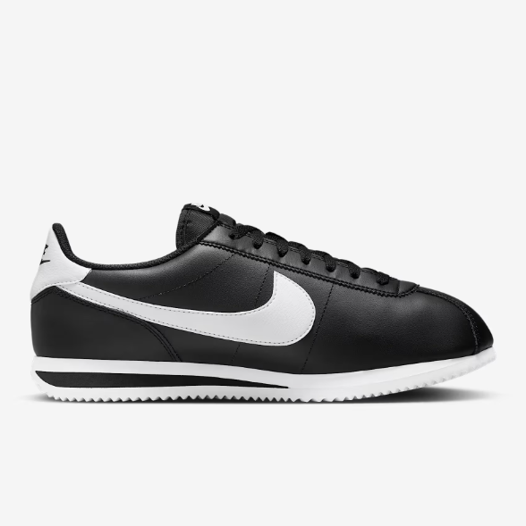 Nike Cortez Leather Mens Shoes BLACK