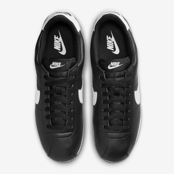 Nike Cortez Leather Mens Shoes BLACK